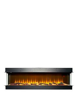 Product photograph of Adam Fires Fireplaces Adam Sahara Electric Inset Media Wall Fire With Remote Control 1500mm from very.co.uk