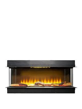 Product photograph of Adam Fires Fireplaces Adam Sahara Electric Inset Media Wall Fire With Remote Control 750mm from very.co.uk