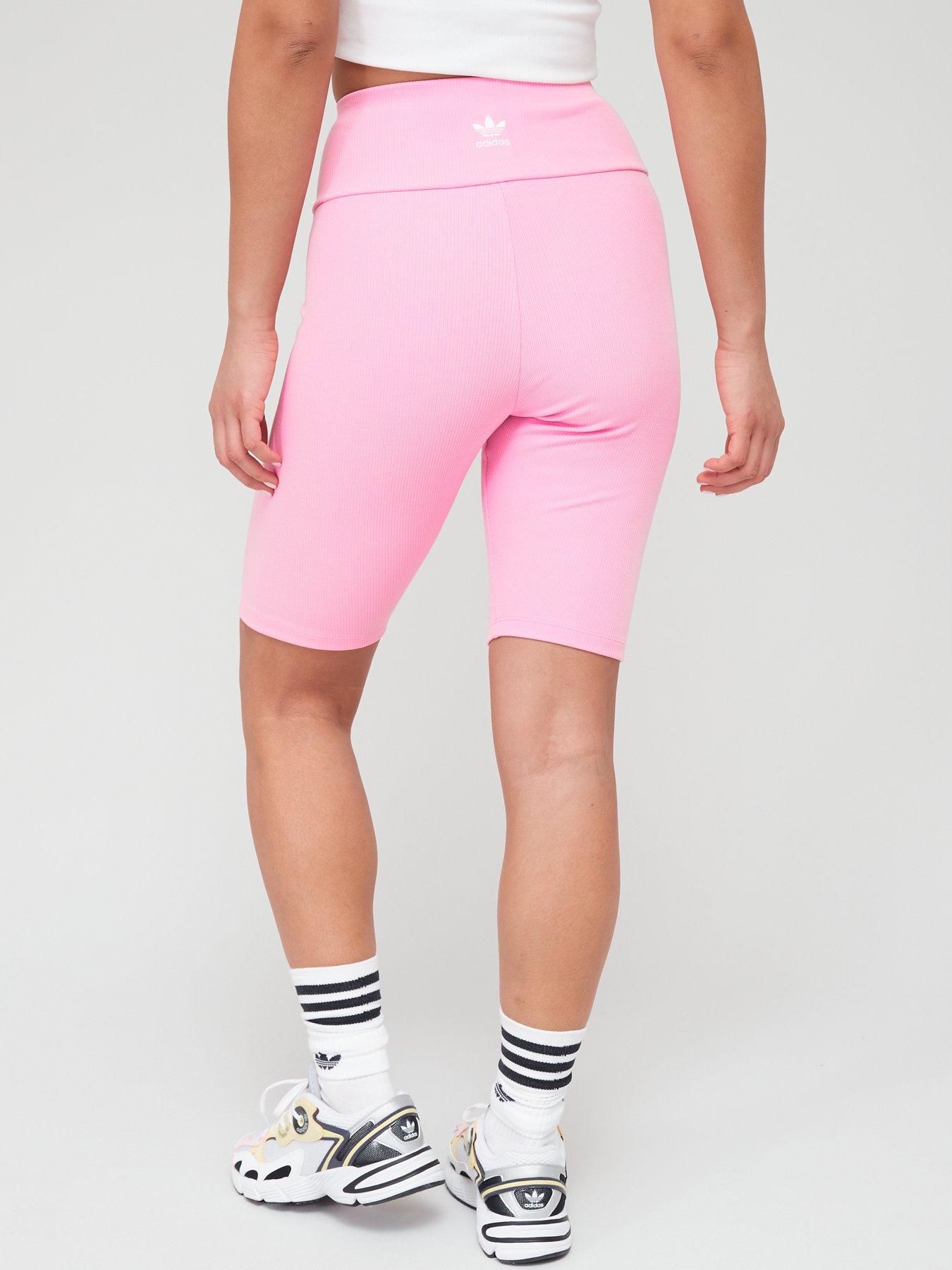 Adidas cycling store shorts pink