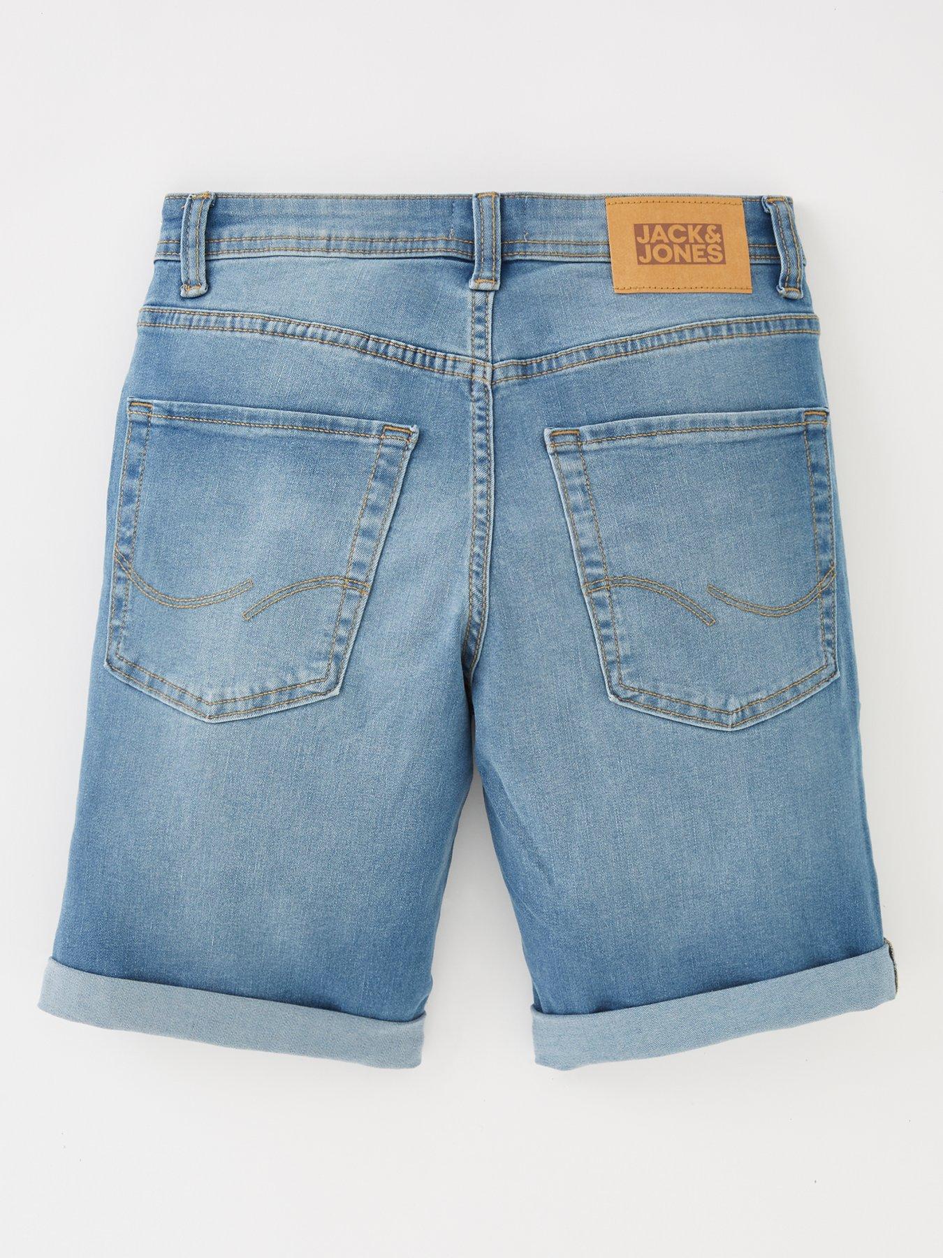 Jack & Jones Junior Boys Rick 551 Original Denim Shorts - Blue Denim ...