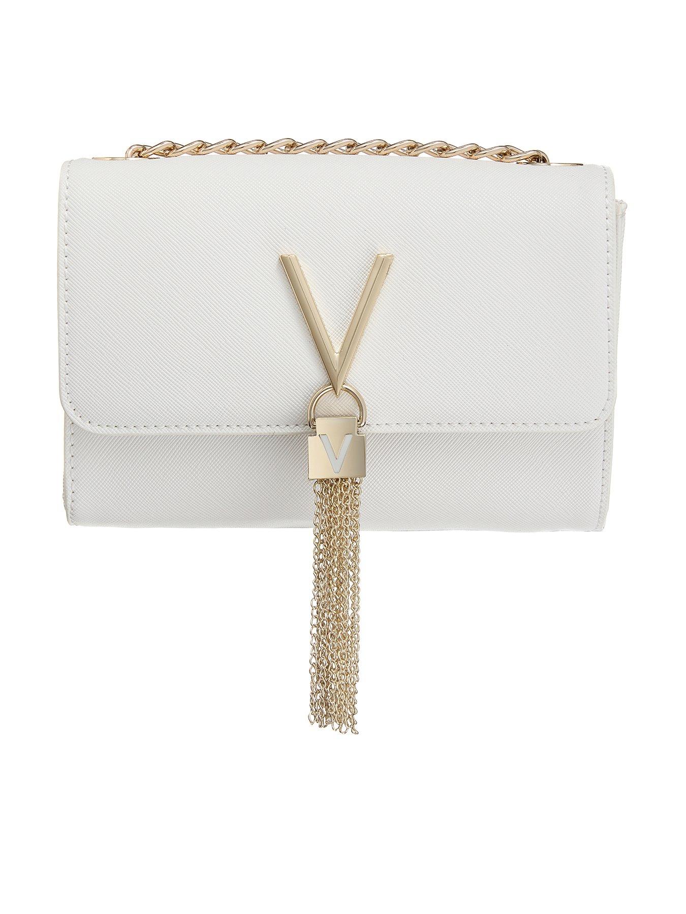 undefined Valentino Divina Sa With Gold Satchel -white