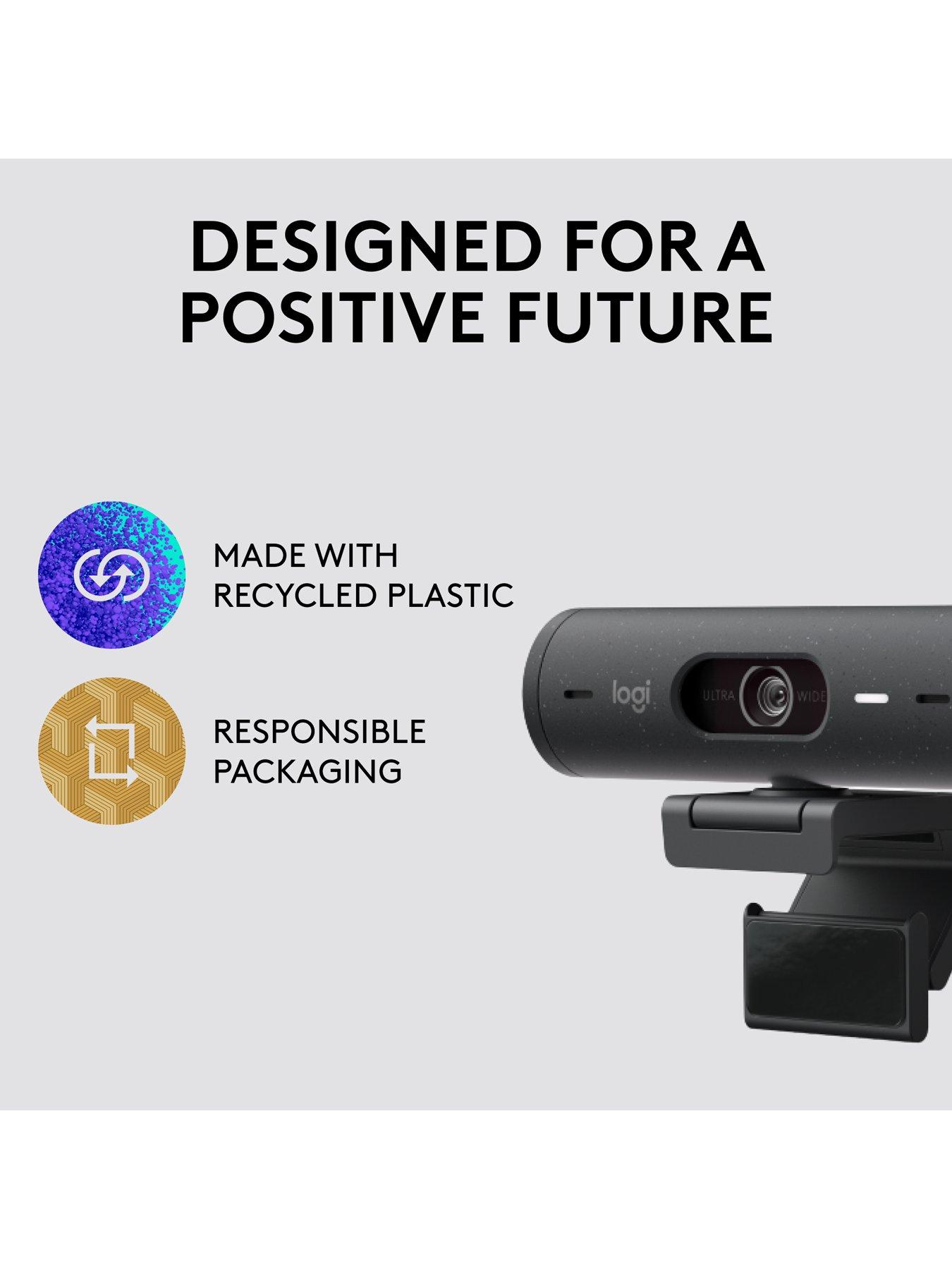 Image 5 of 8 of Logitech Brio 500 Full HD Webcam, USB-C Cable, Works with Teams, Google Meet, Zoom