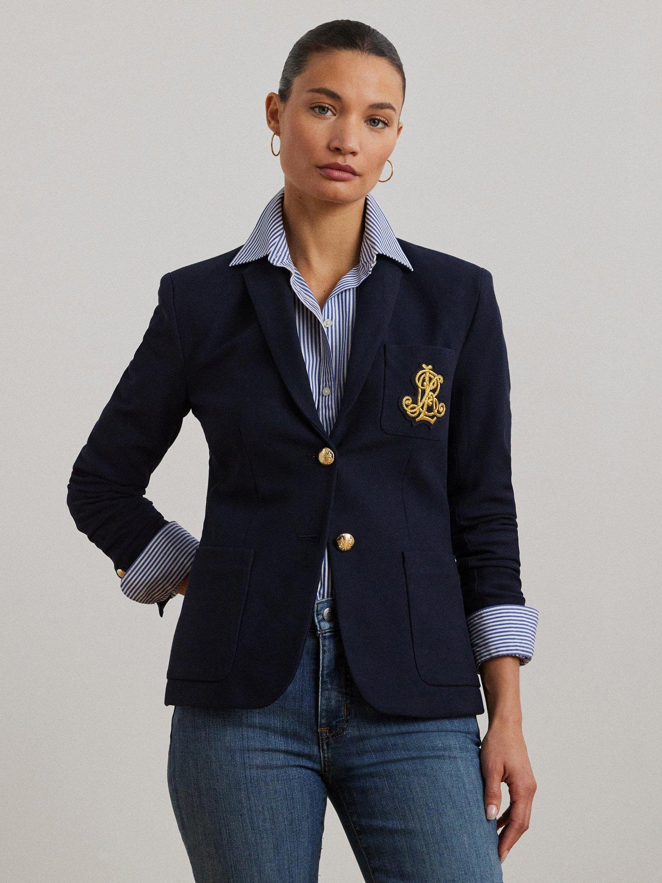 Lauren by Ralph Lauren Anfisa-lined-blazer - Lauren Navy
