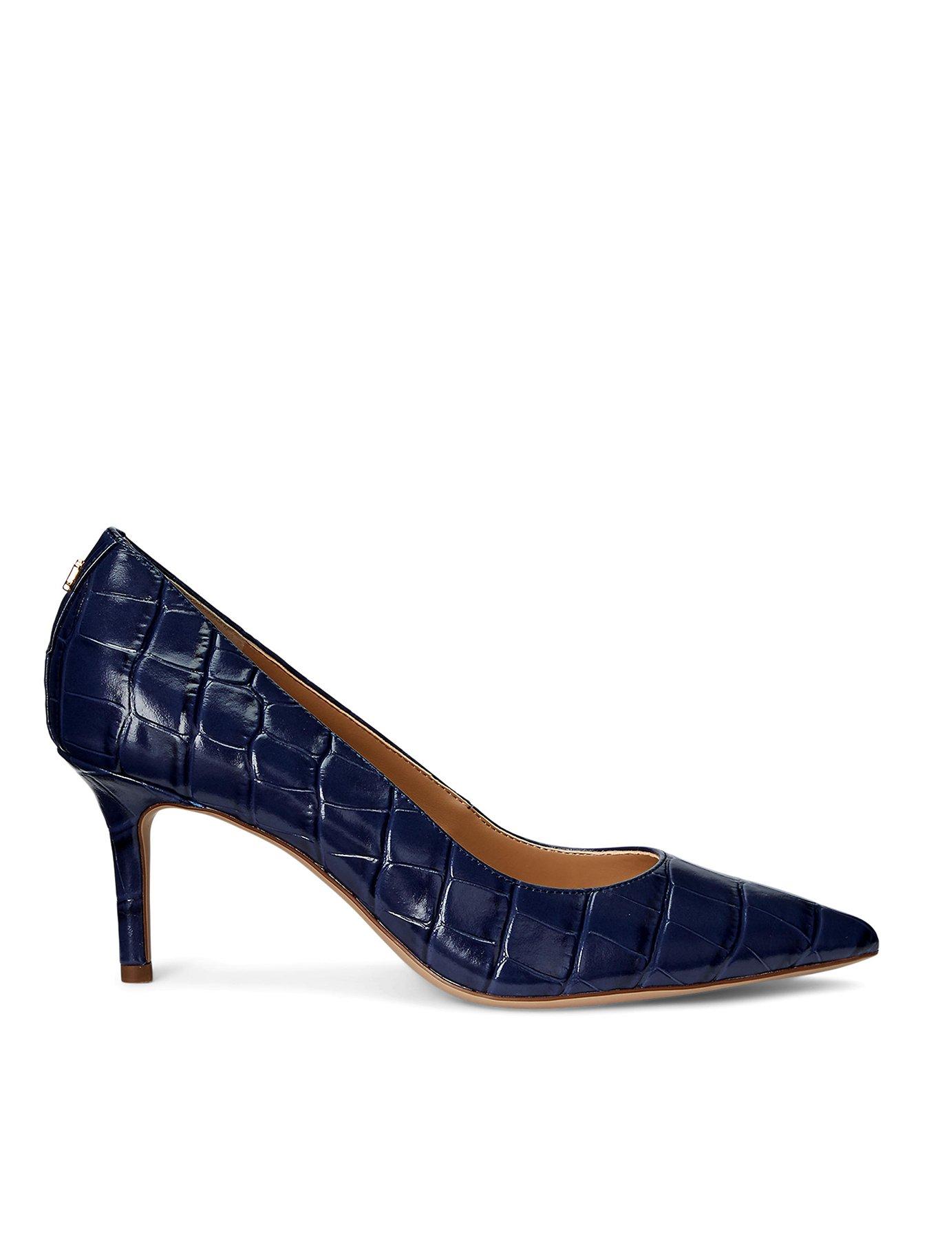 Lauren by Ralph Lauren Lanette Dress Pumps - French Navy | very.co.uk