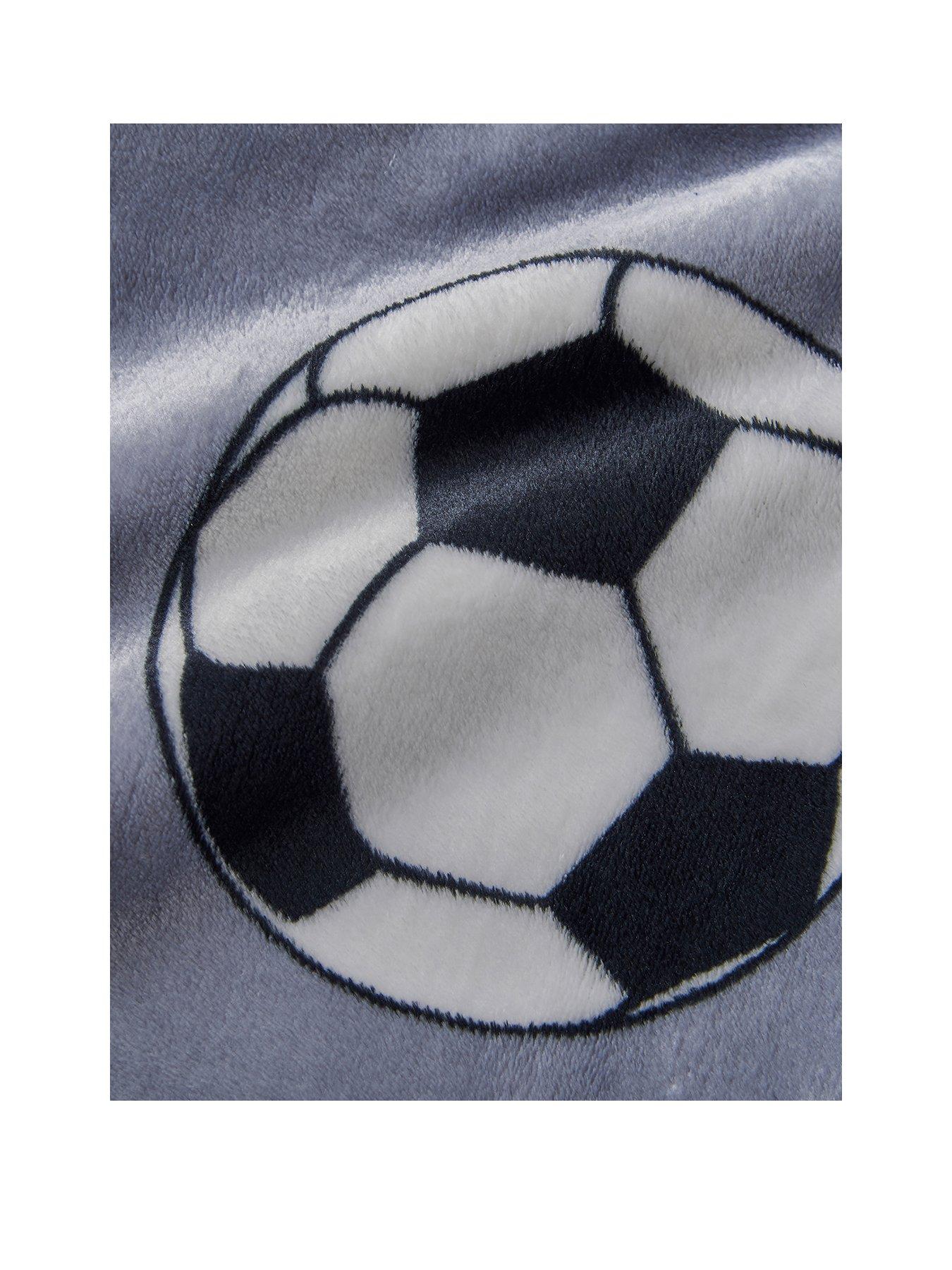 Catherine Lansfield Kids Living Football Blanket Throw Multi Very