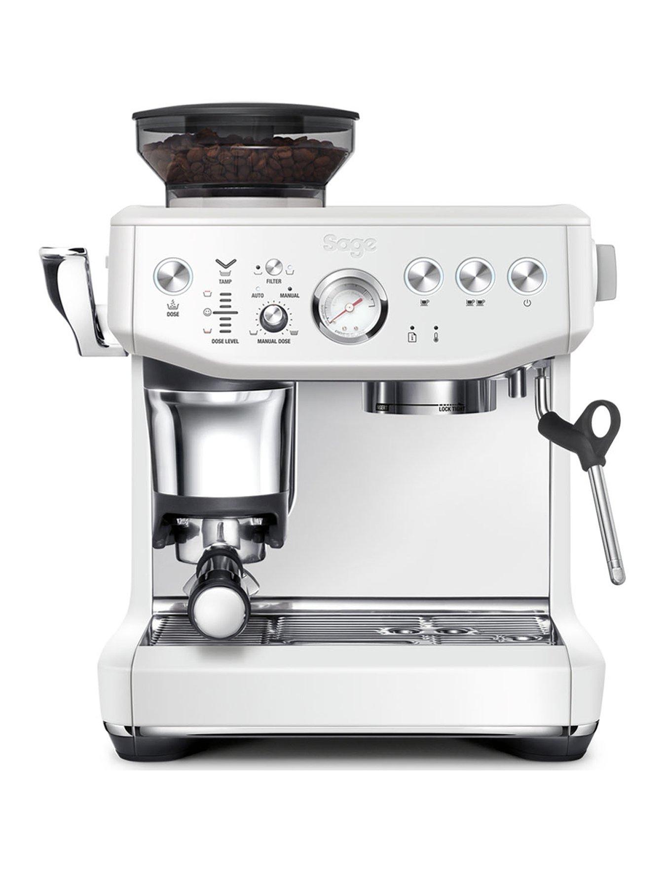 Image of Sage the Barista Express Impress Coffee Machine - Sea Salt