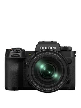 fujifilm x-h2 mirrorless digital camera with xf 16-80mm lens - black