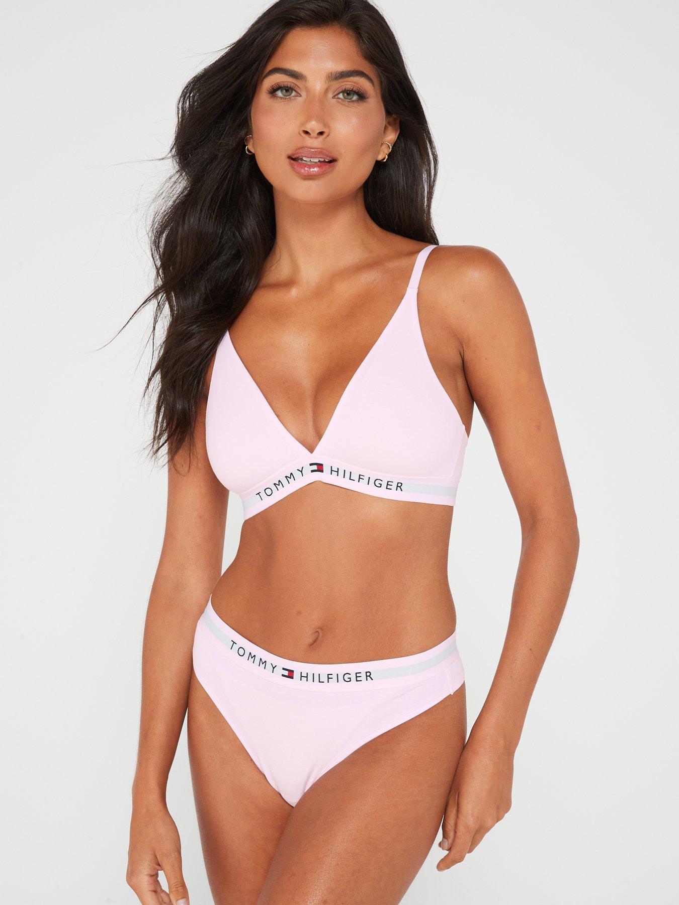 Tommy Hilfiger Original Unlined Triangle Bralette - Pink