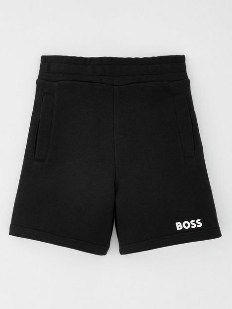 boss-boys-logo-jog-shorts-black