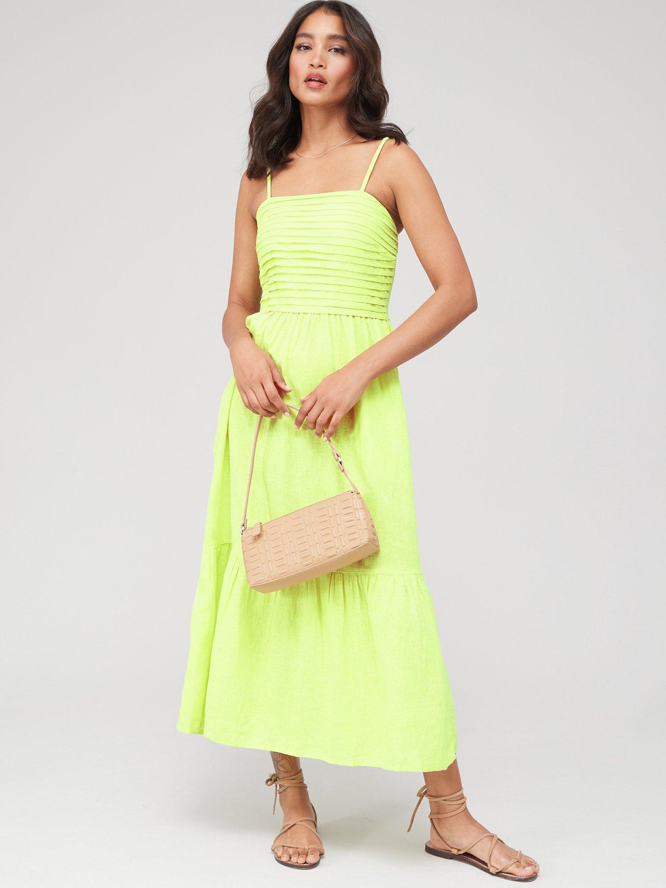 Light green casual clearance dress