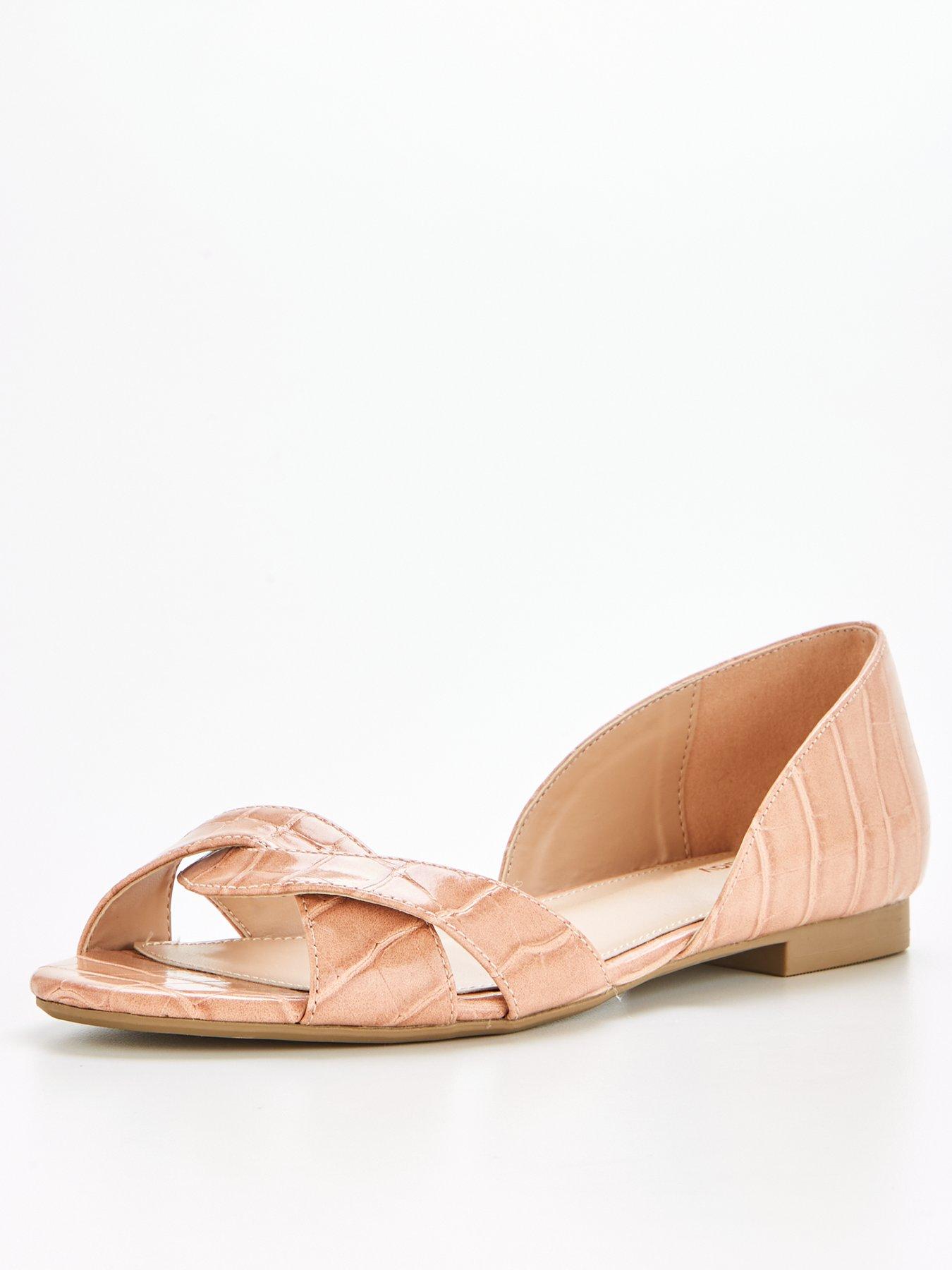 Open on sale toe ballerina