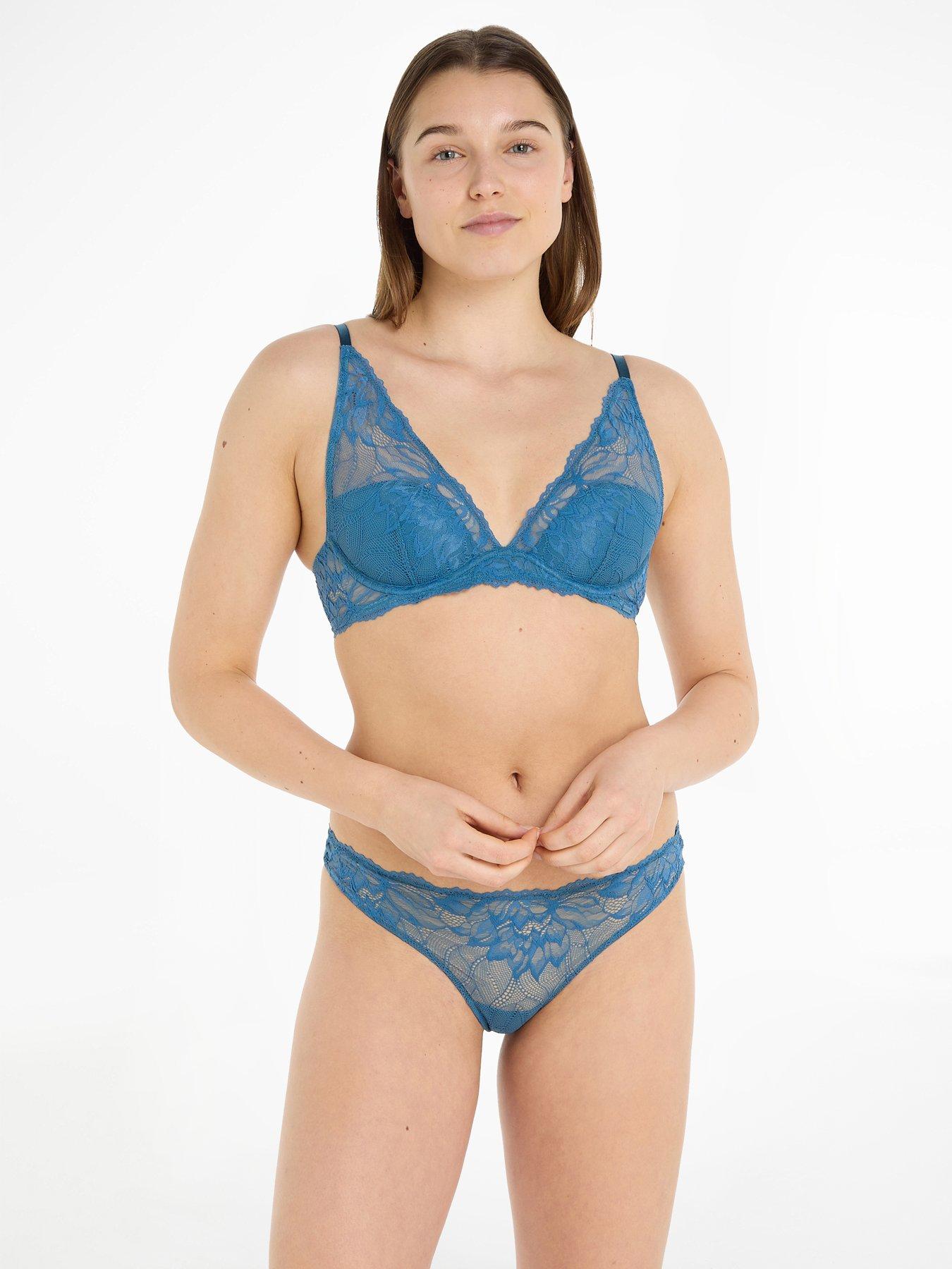 Calv women bras blue 32b