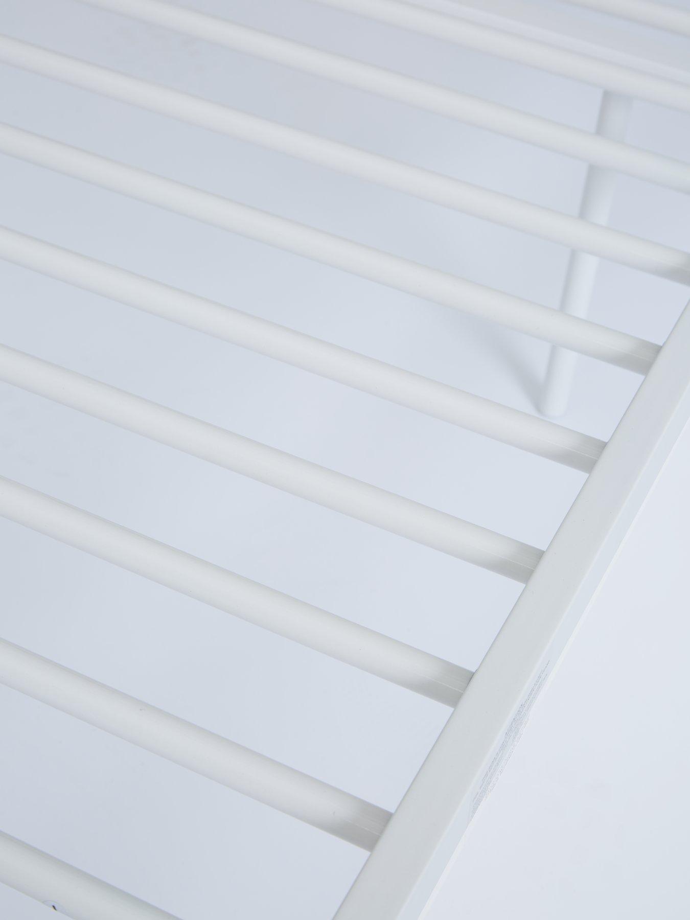 Image 6 of 6 of Very Home Freddie Children's Metal Single Bed Frame with Mattress Options (Buy &amp; SAVE!) - White