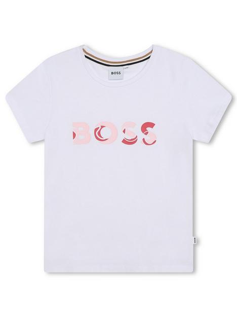 boss-girls-logo-t-shirt-white