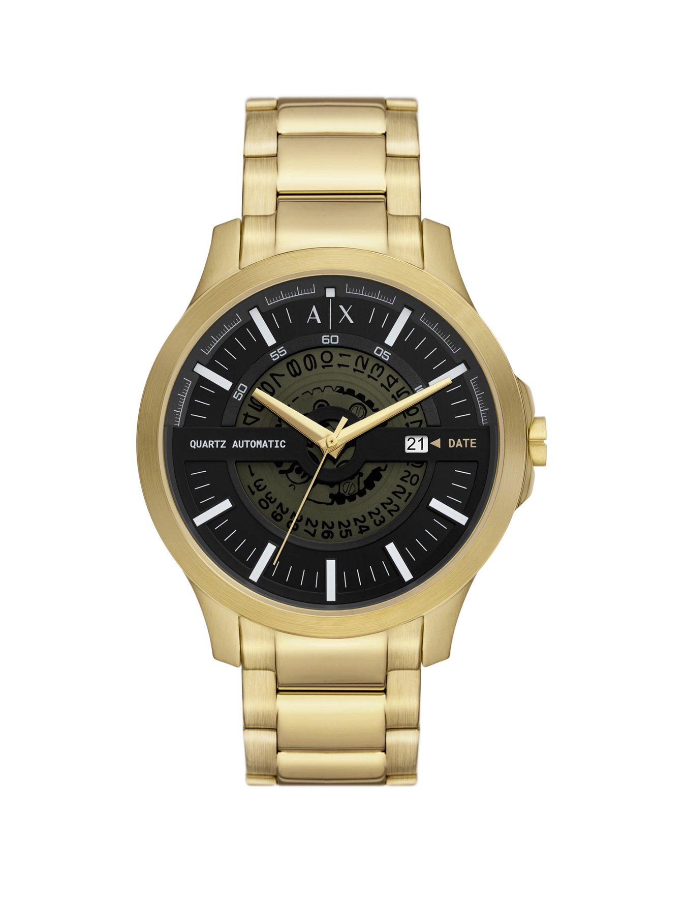 Product photograph of Armani Exchange Traditonal Mens Watch from very.co.uk