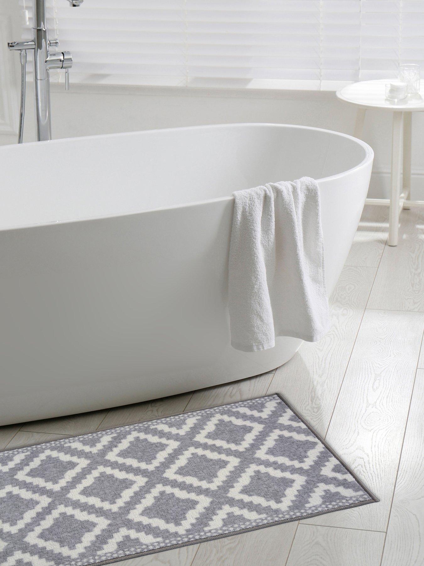 Product photograph of Everyday Deco Kamina Bath Mat from very.co.uk