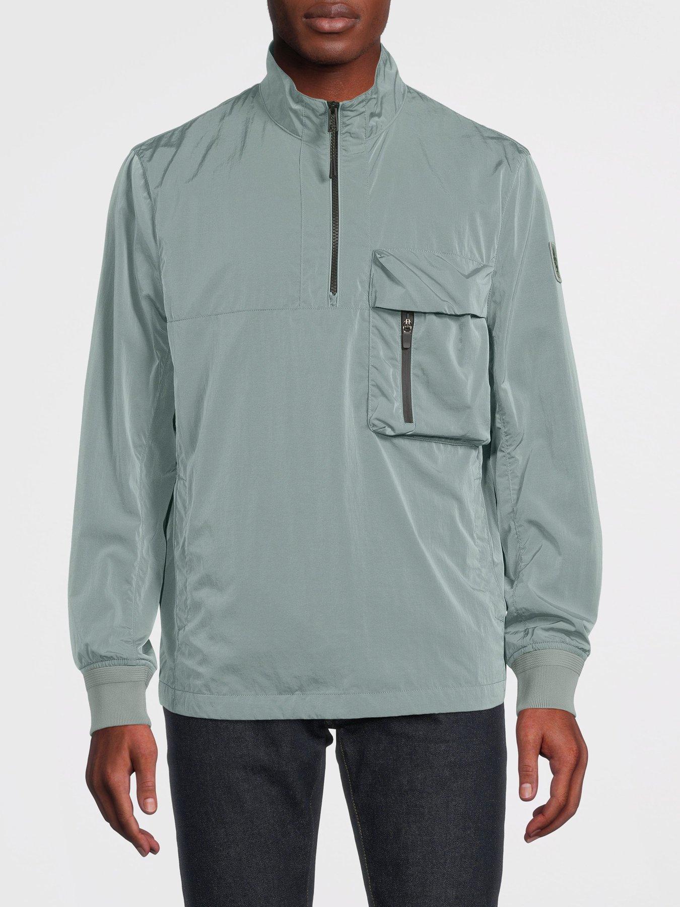 Belstaff Ramp Overhead Jacket Light Green very.co.uk