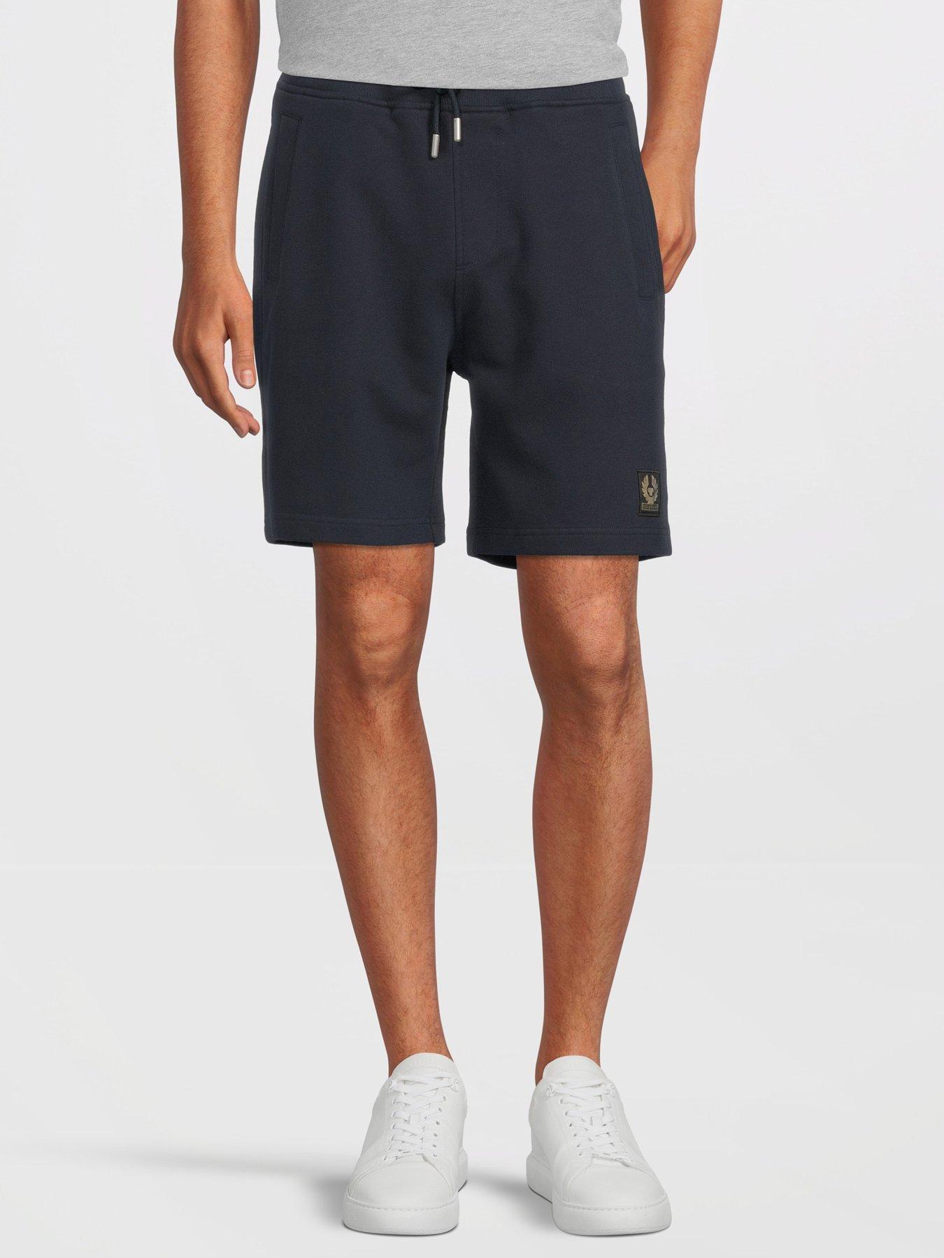 belstaff-sweatshorts-navy