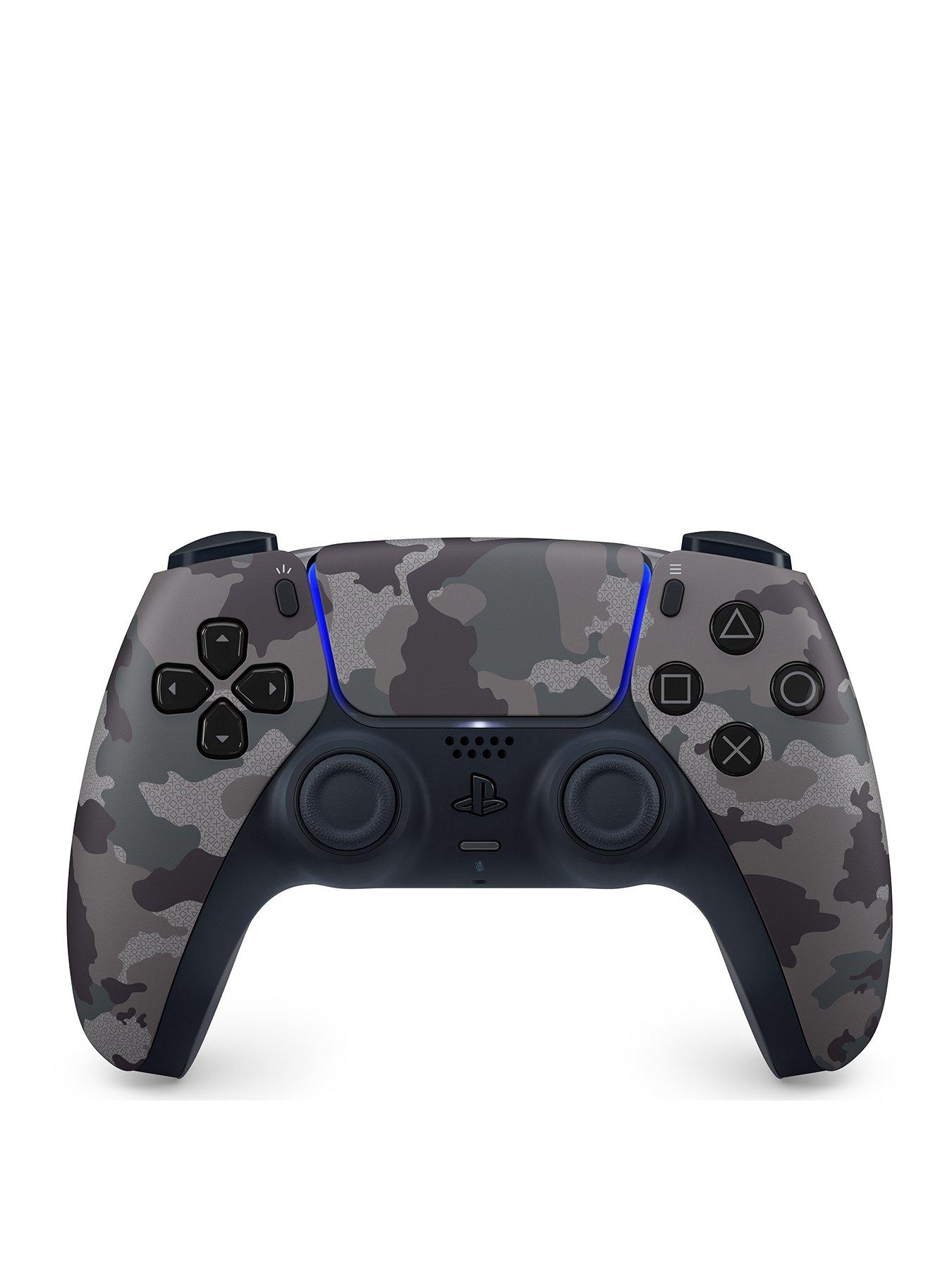 White and grey shop camo ps4 controller