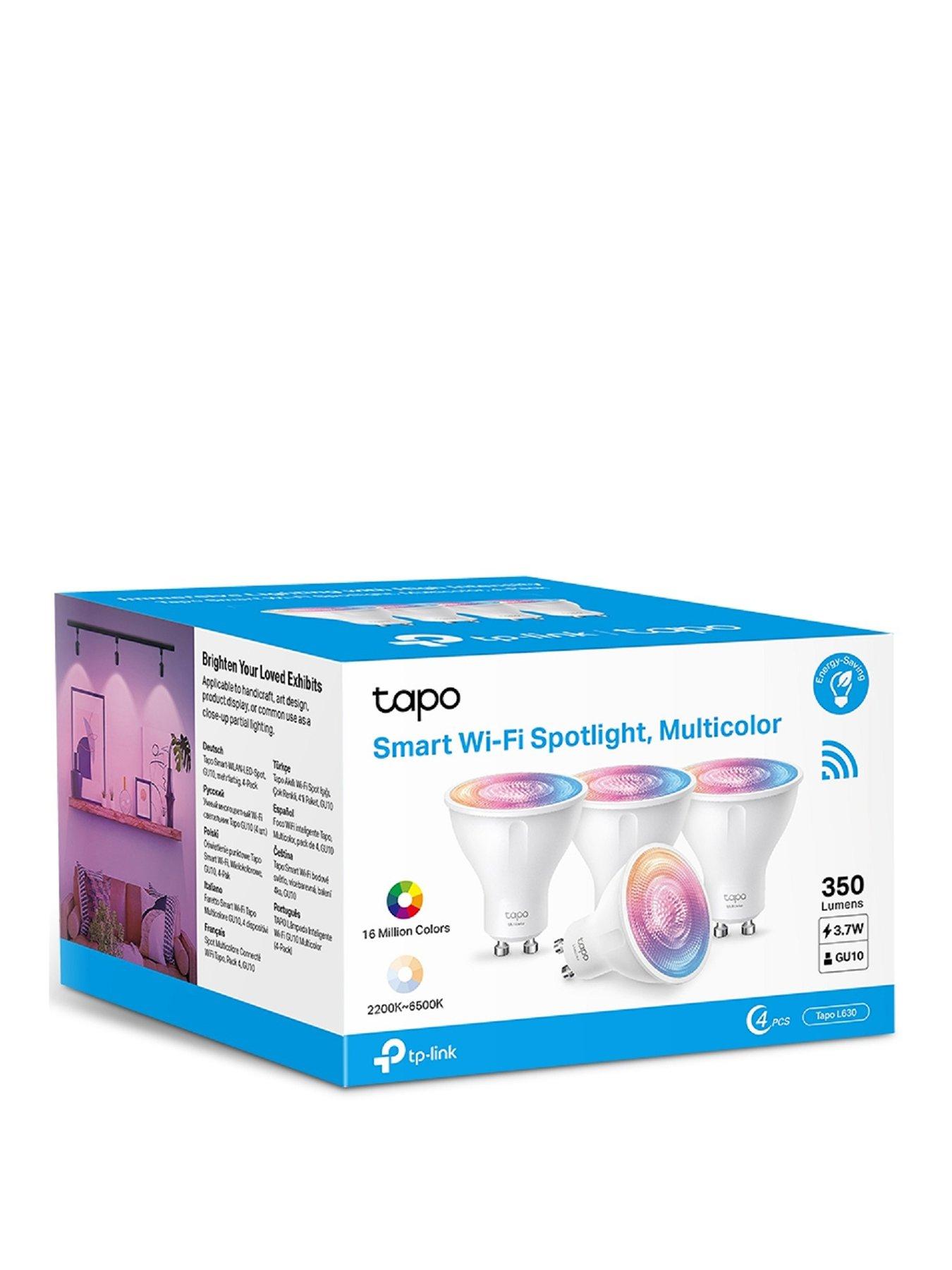 TP Link TP-Link Tapo L630 (2-Pack) GU10 Smart LED Smart WiFi Bulb, RGBW Multicolor, 16 Million Colors