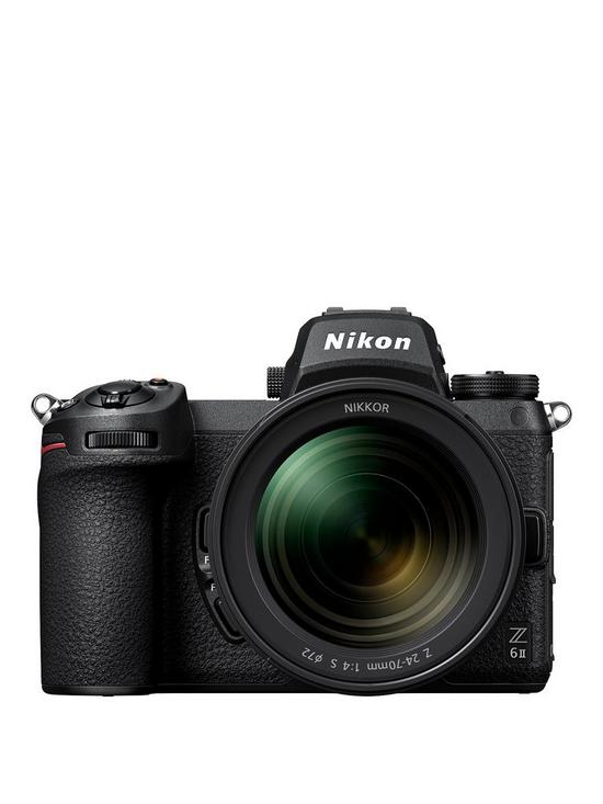 front image of nikon-z-6ii-24-70-f4-kit-full-frame-mirrorless-camera-and-lens