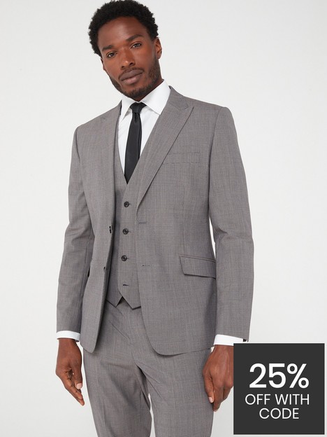 peter-werth-x-very-slim-fit-dogtooth-suit-jacket-grey