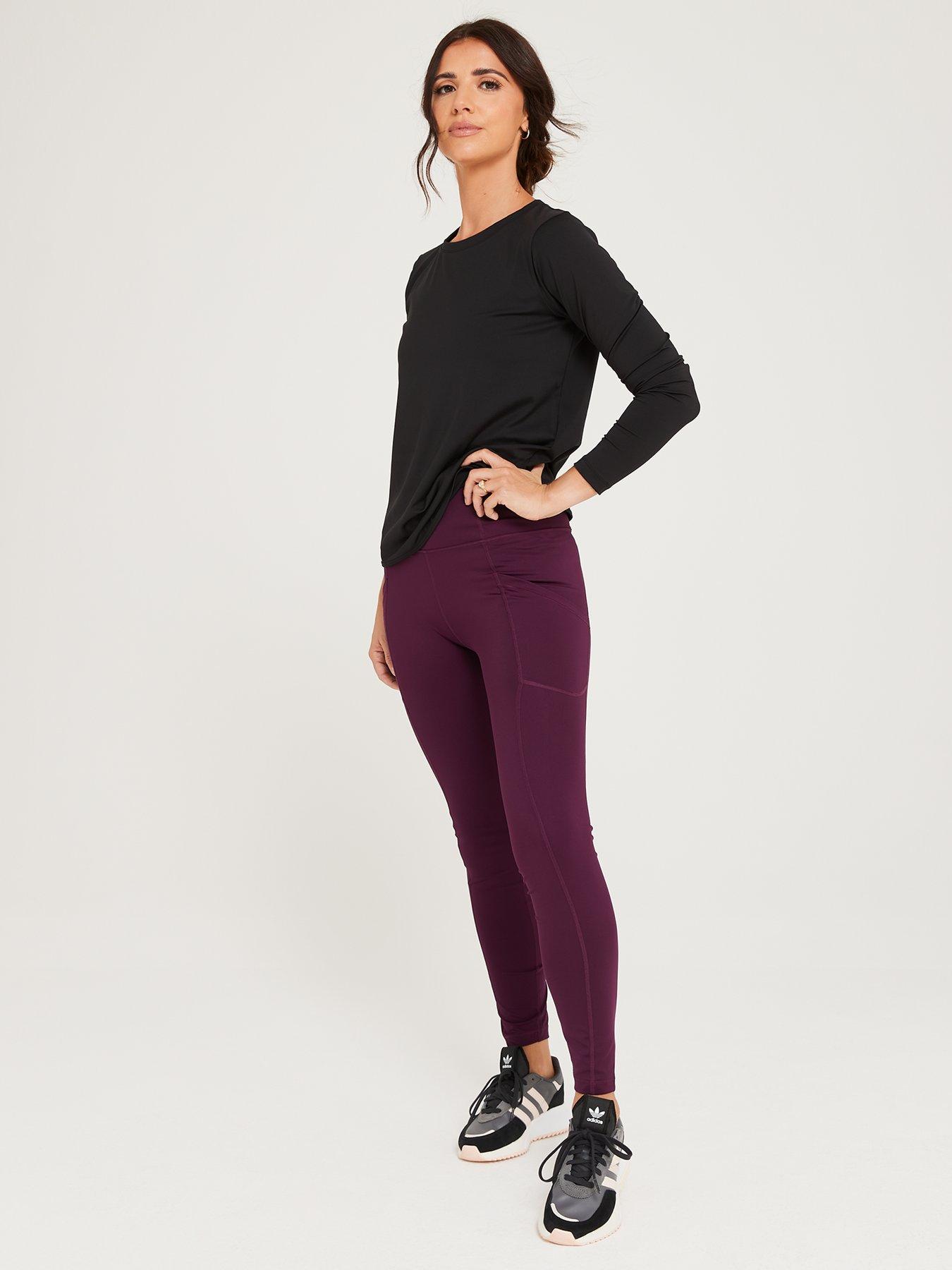 Petite Basics 2 Pack High Waisted Core Jersey Knit Leggings