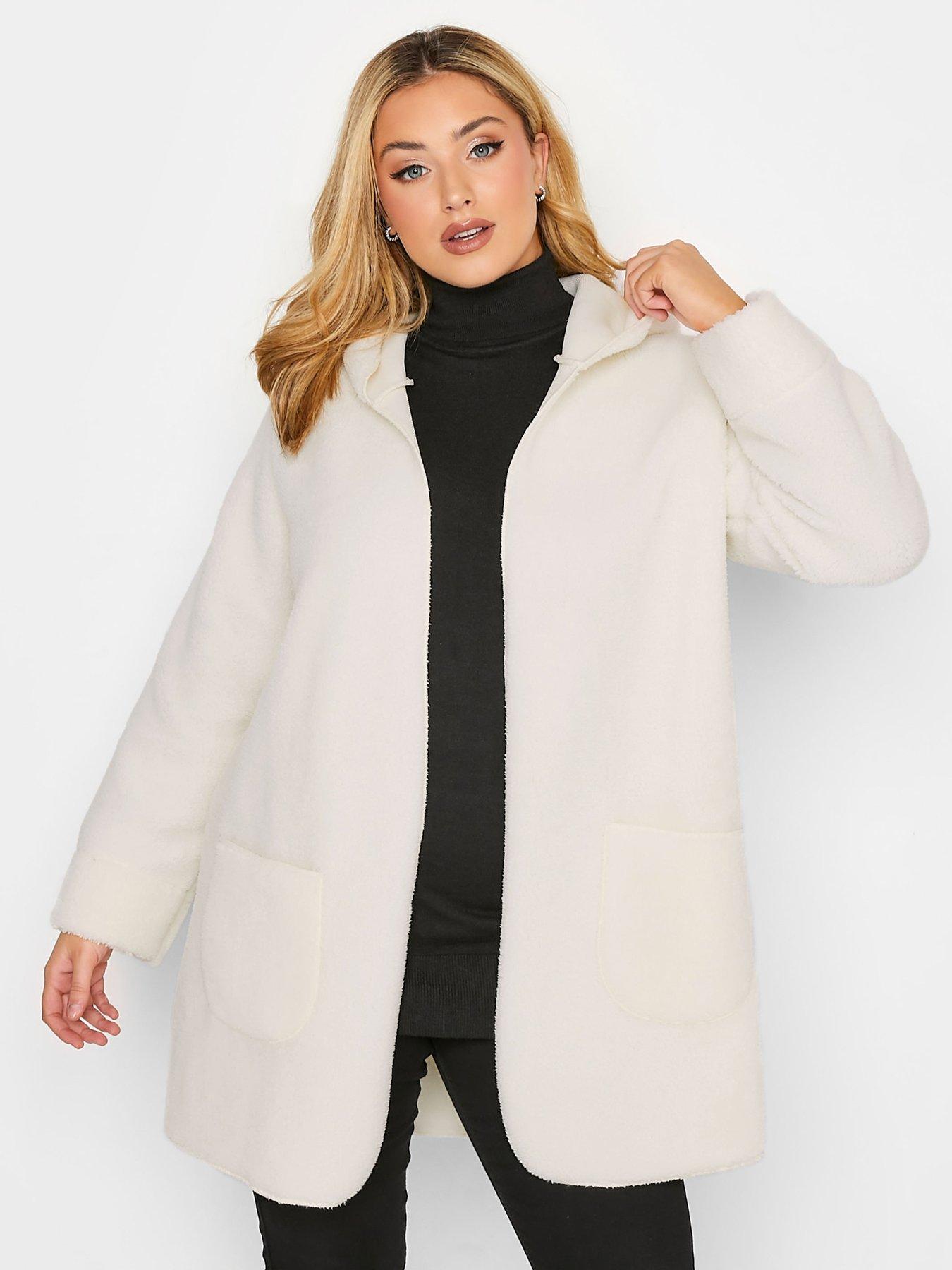 Plus size faux fur jacket cheap uk