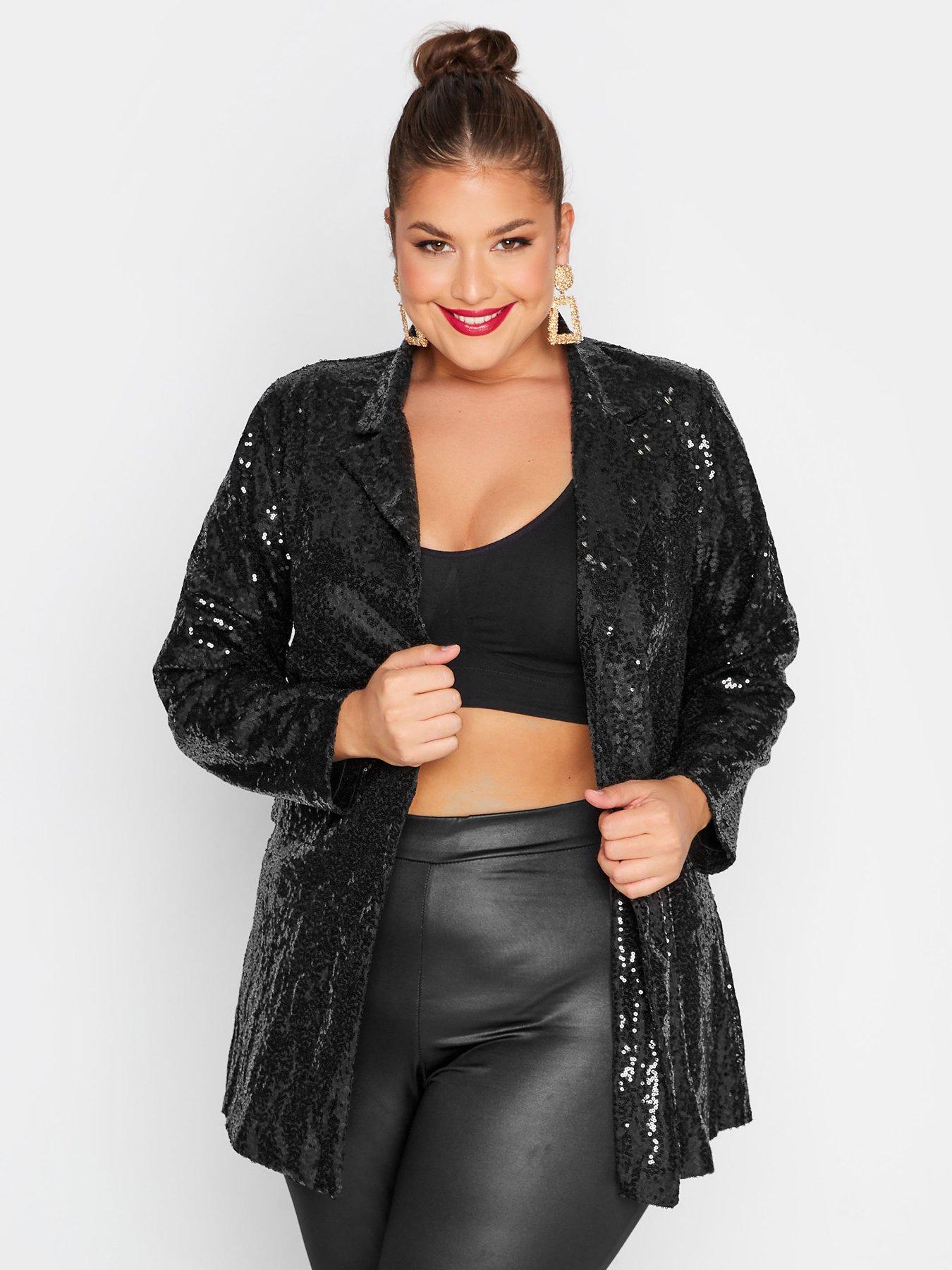 Long hotsell sequin blazer