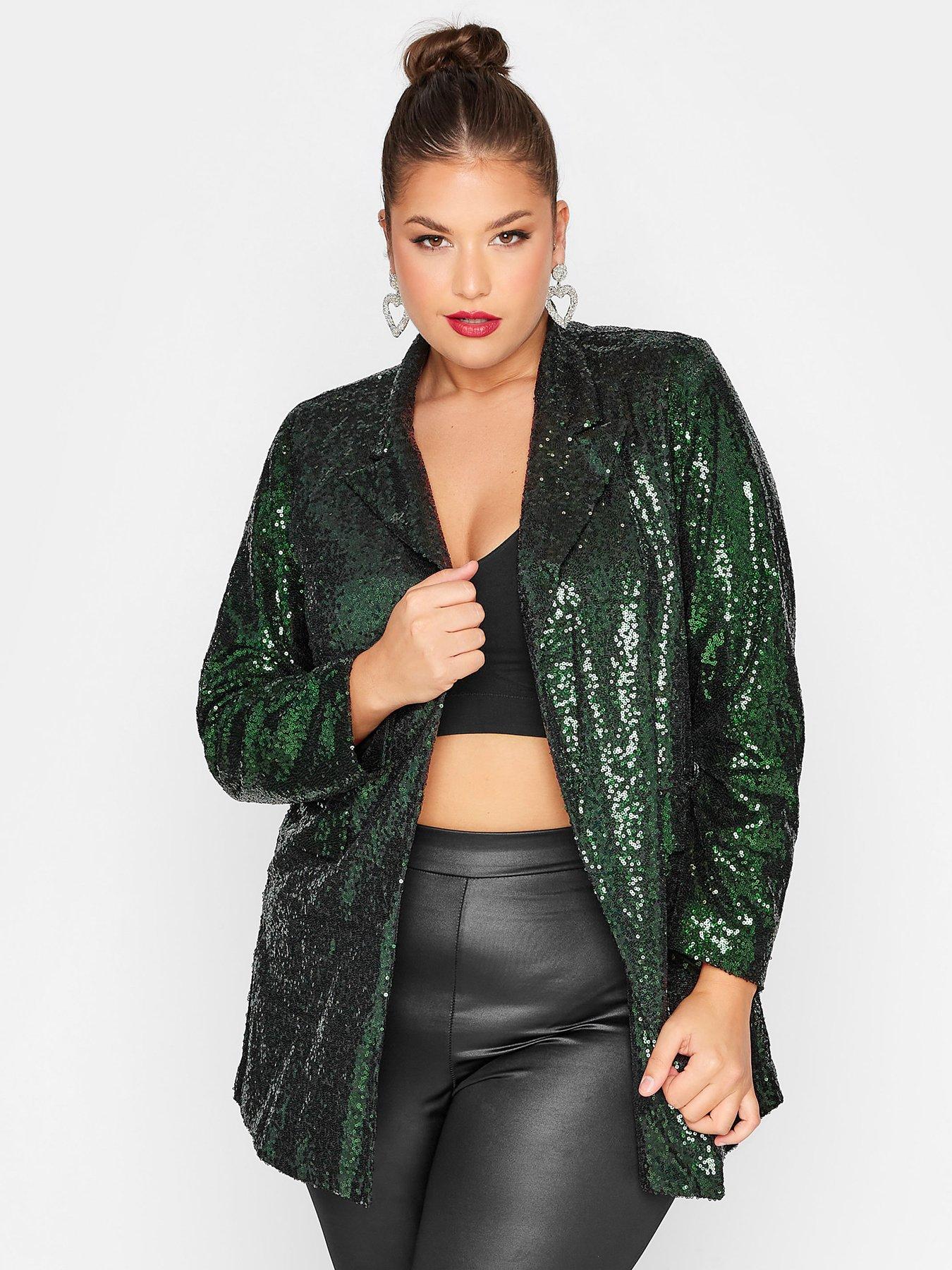 Sequin shop blazer uk