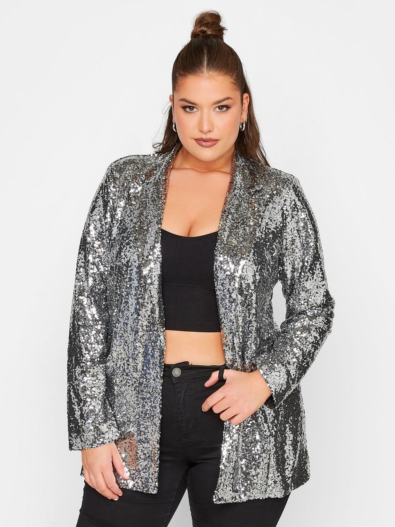 Silver on sale sparkle jacket