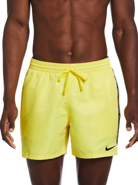 nike-logo-tape-lap-5-inch-volley-shorts-yellow