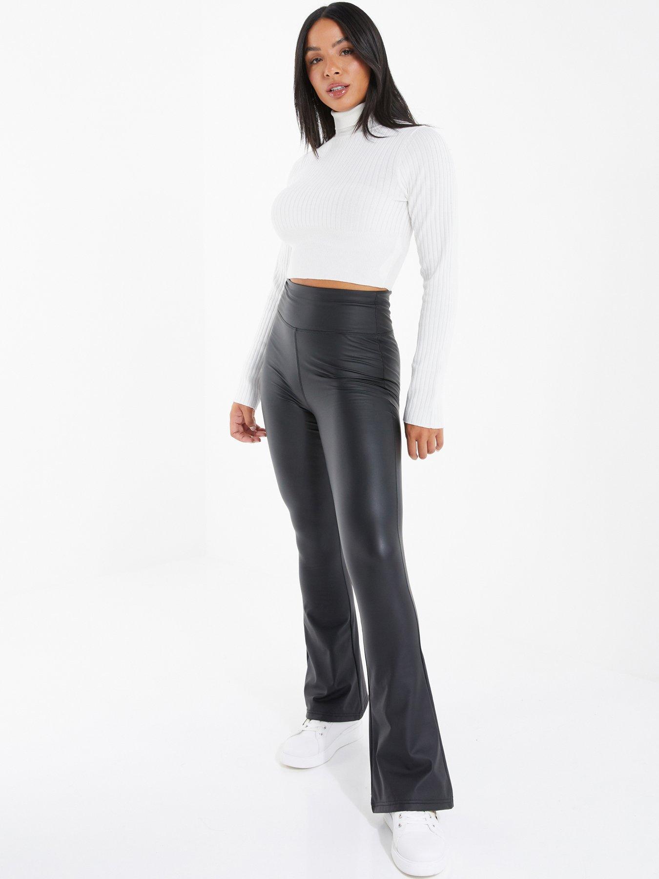 Quiz wet look leggings sale