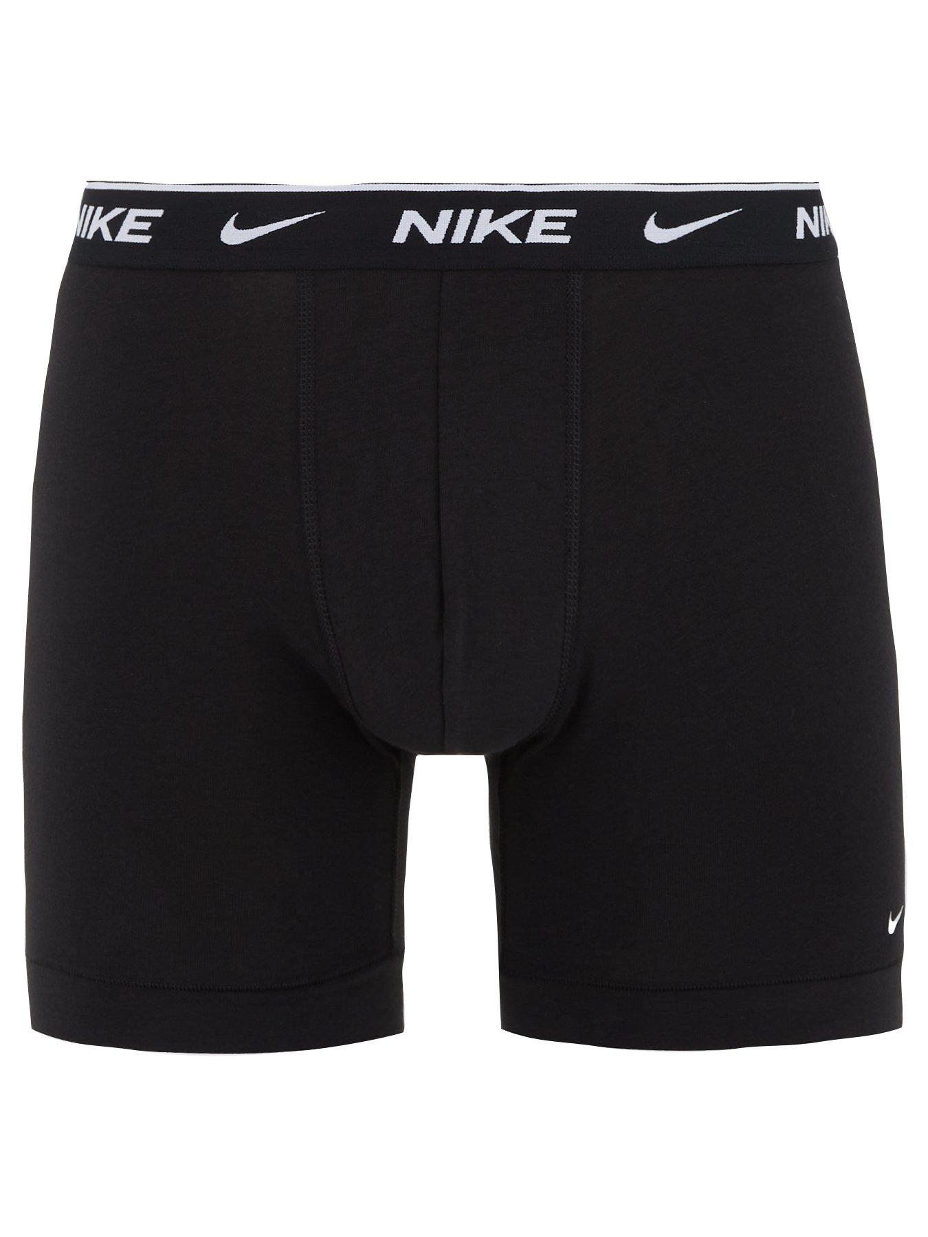 Nike Underwear Nike Everyday Cotton Stretch 3pk Boxer Brief | very.co.uk