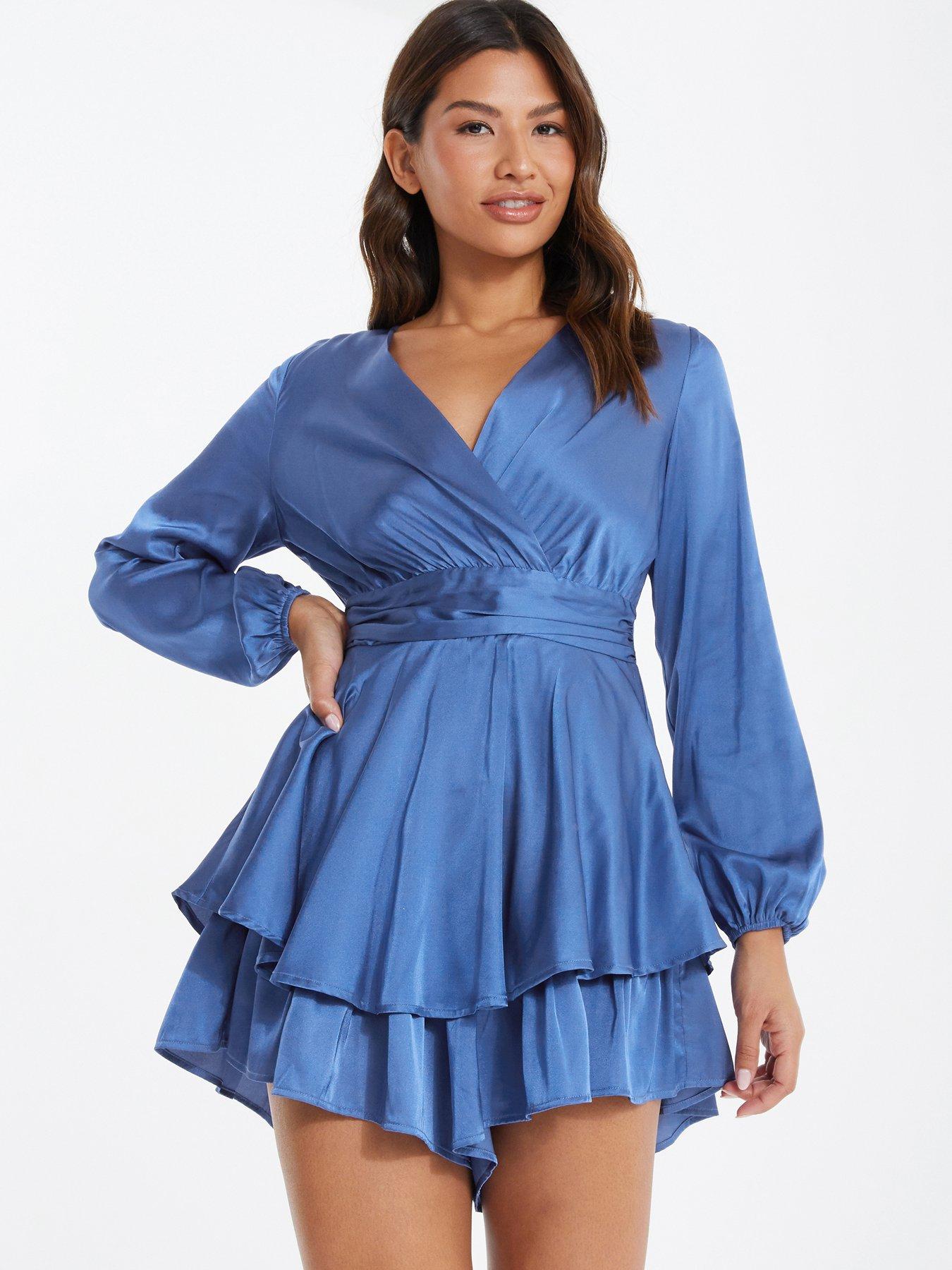 quiz blue playsuit