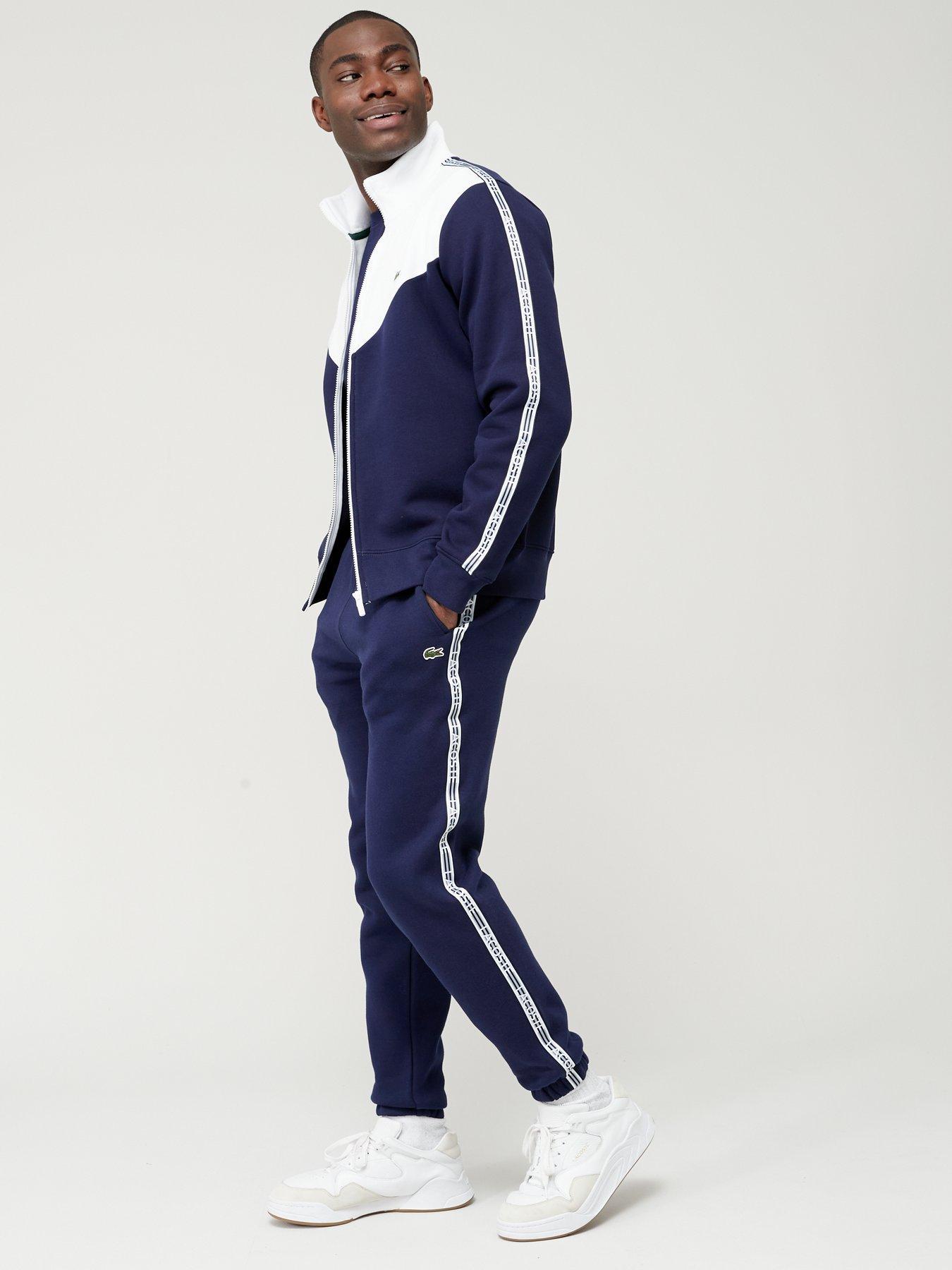 Mens navy lacoste cheap joggers