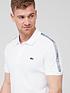  image of lacoste-taping-polo-shirt-white