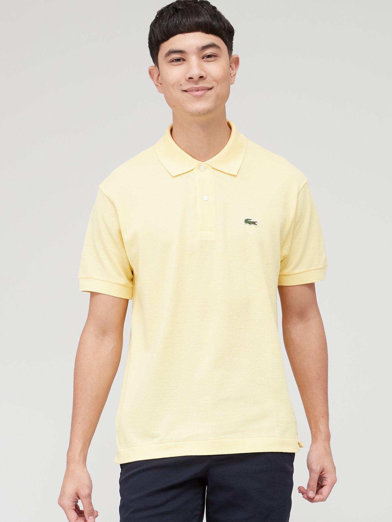 undefined L12.12 Classic Fit Piqué Polo Shirt - Yellow