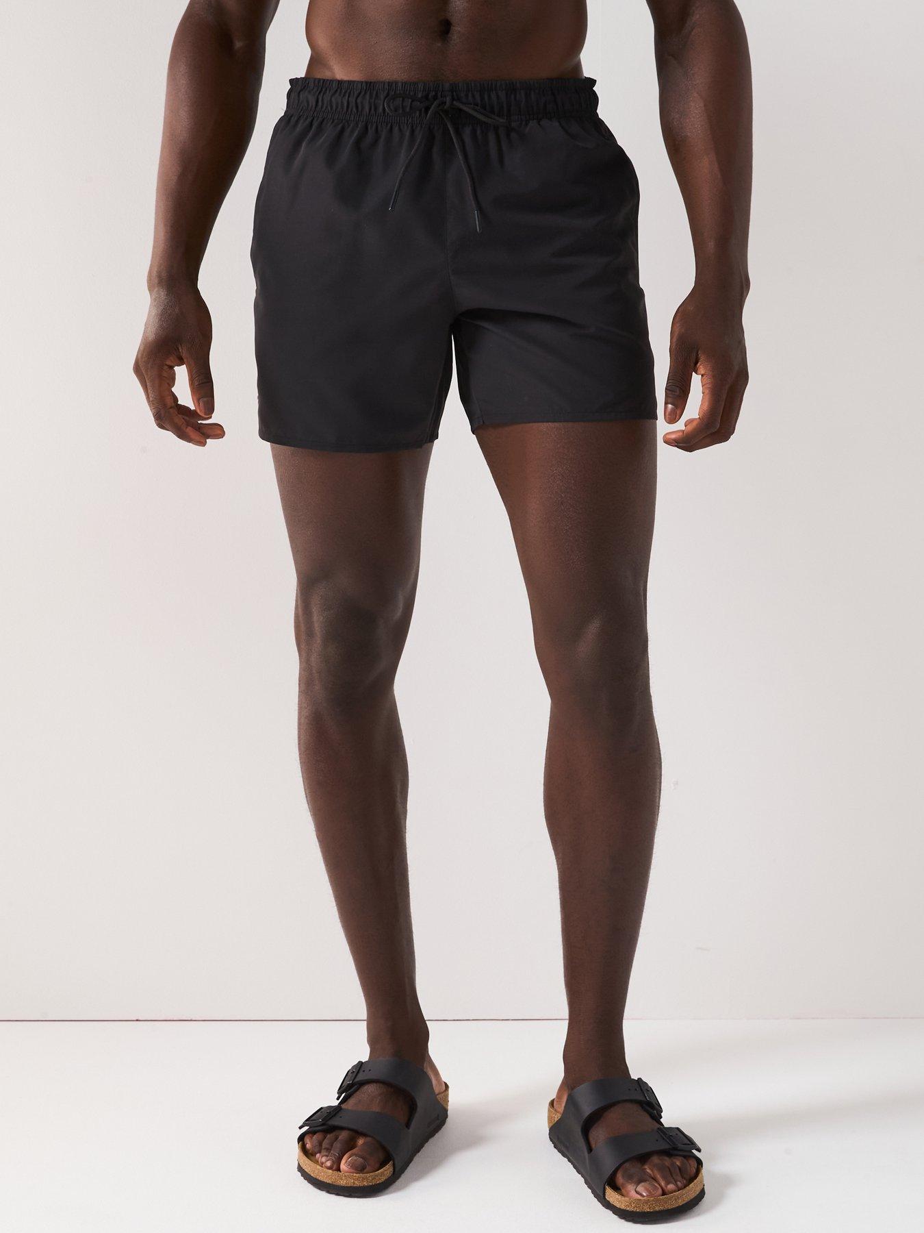 undefined Essentials Swim Shorts - Black