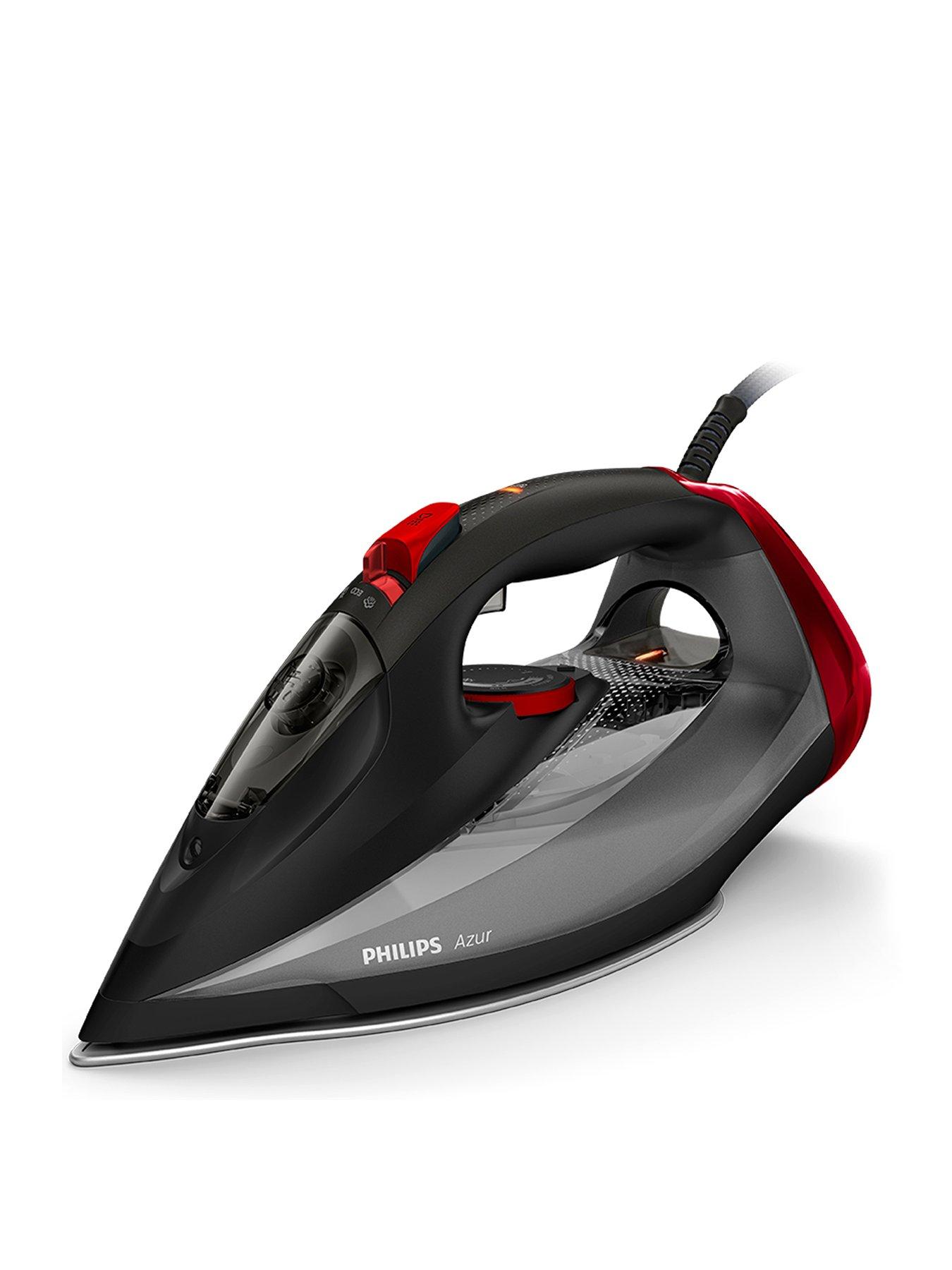 Product photograph of Philips Azur Steam Iron Black from very.co.uk