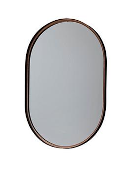 Product photograph of Gallery Olvera Ellipse Mirror from very.co.uk