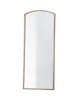 Product photograph of Gallery Elvas Arch Mirror - Antique Silver from very.co.uk