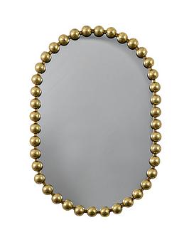 Product photograph of Gallery Cazoria Mirror Gold from very.co.uk