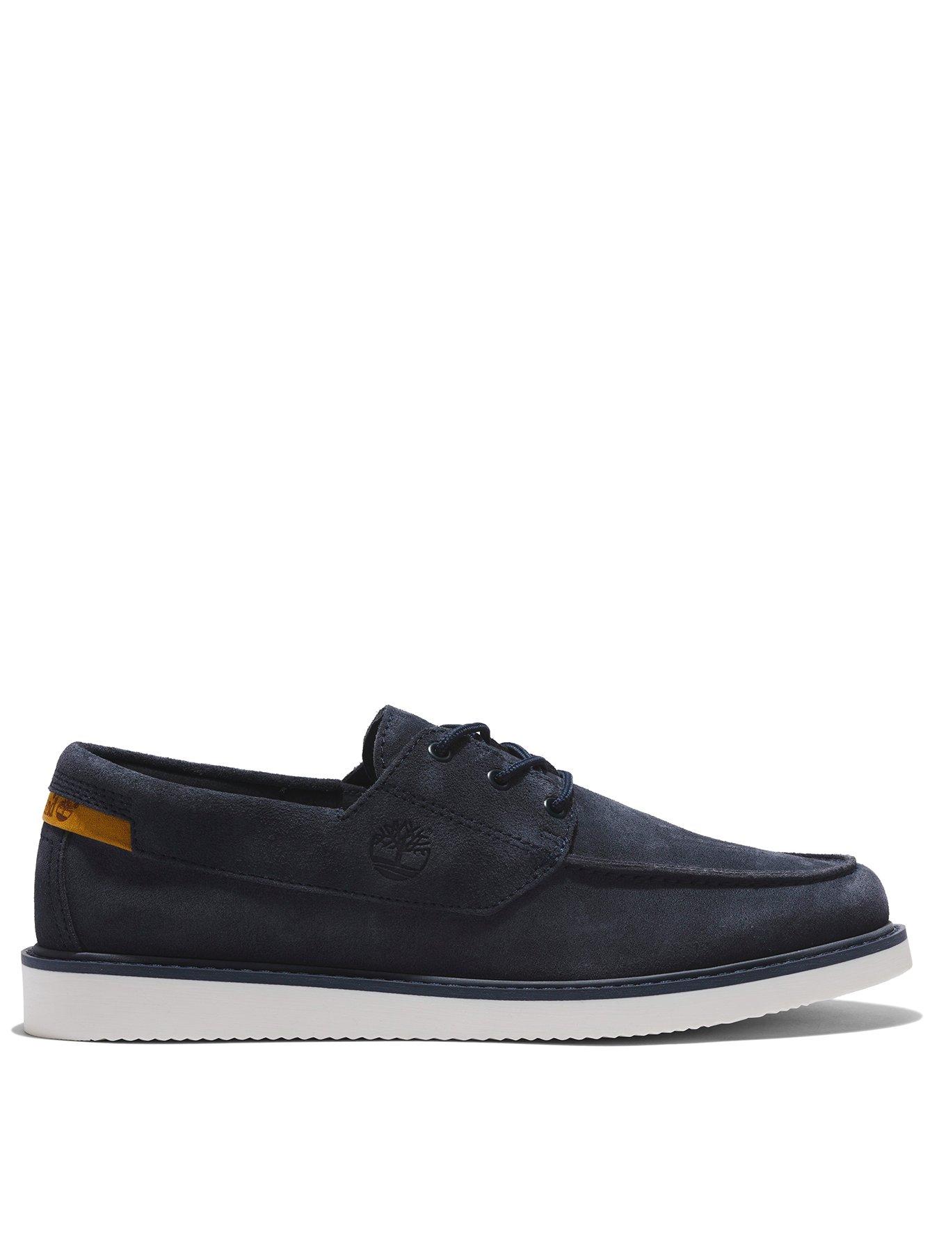 Timberland Newmarket Il Leather Boat Shoe - Navy | very.co.uk