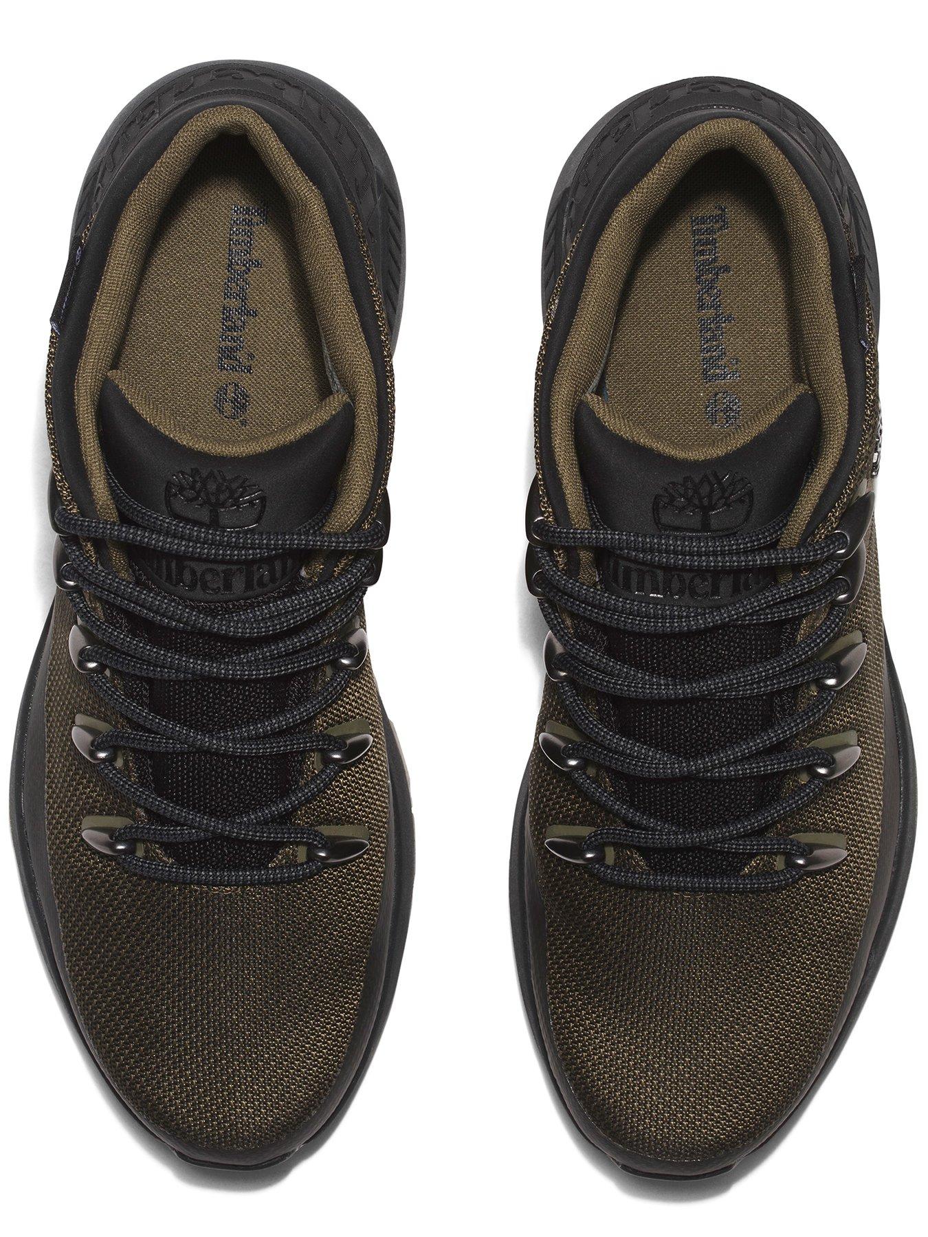 Image 3 of 4 of Timberland Sprint Trekker Mid Fabric Waterproof Boot - Green