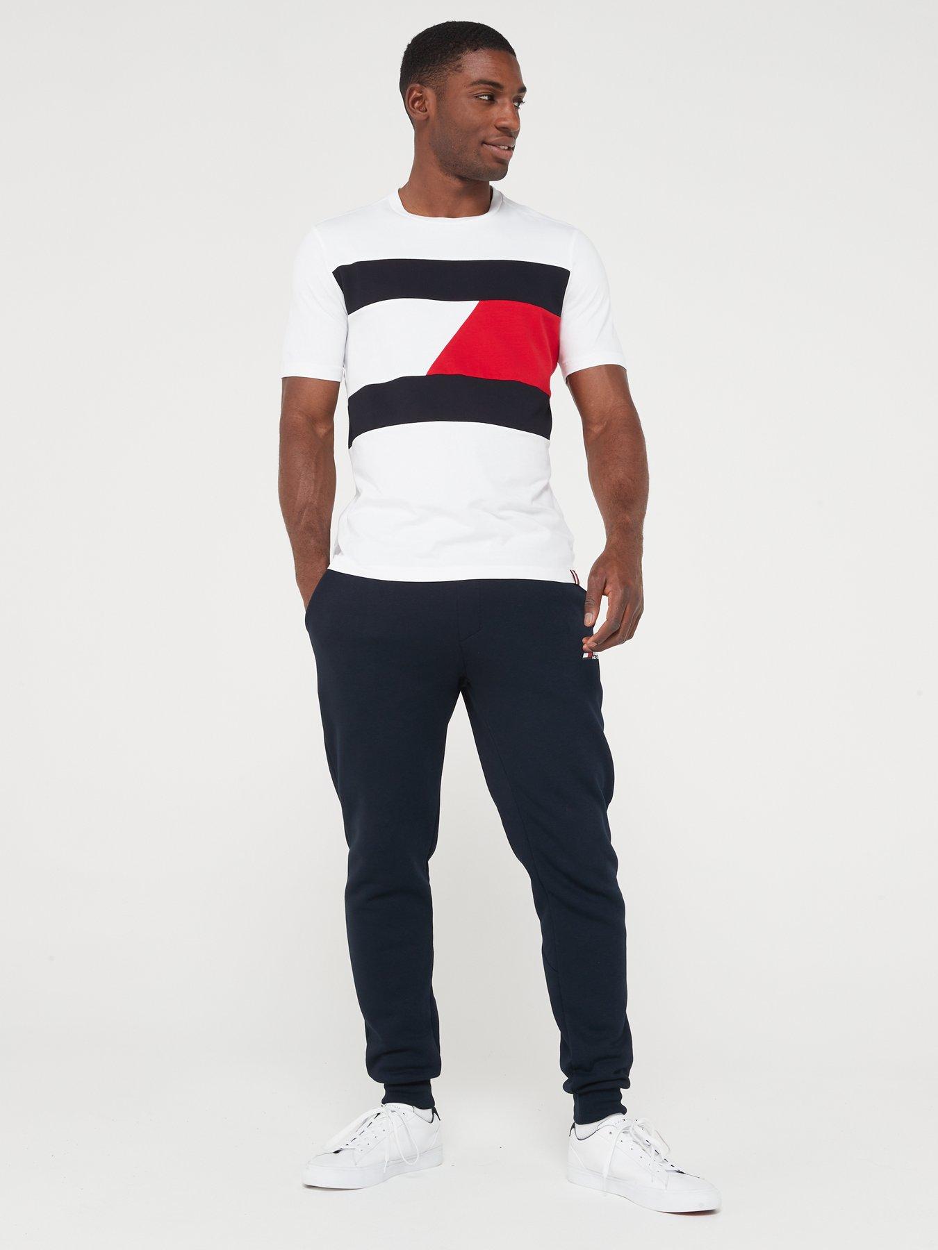 Tommy Sport Tommy Hilfiger Sport Graphic Logo SS T-Shirt - White