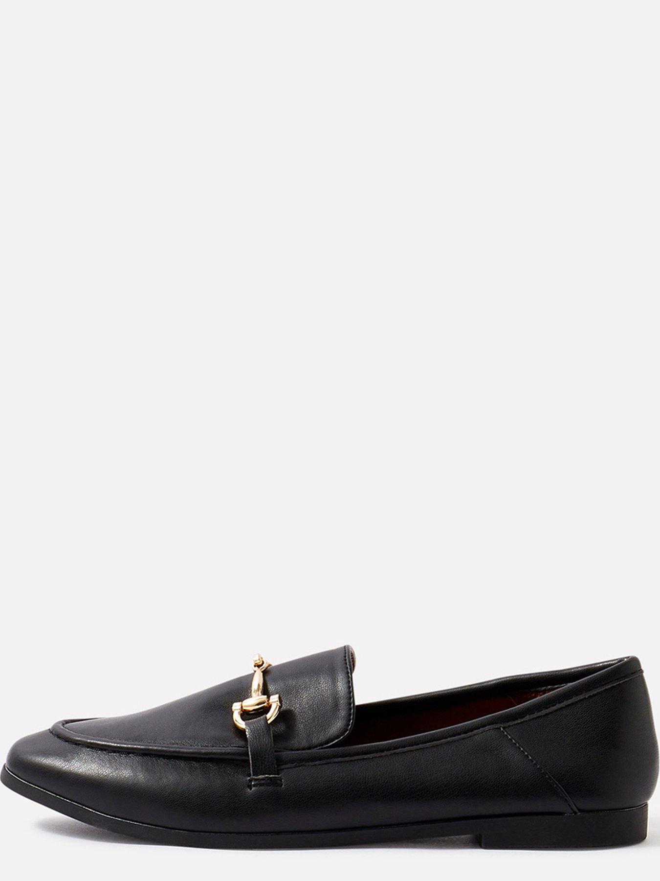 Image 3 of 4 of Accessorize Metal Bar Loafer - Black&nbsp;