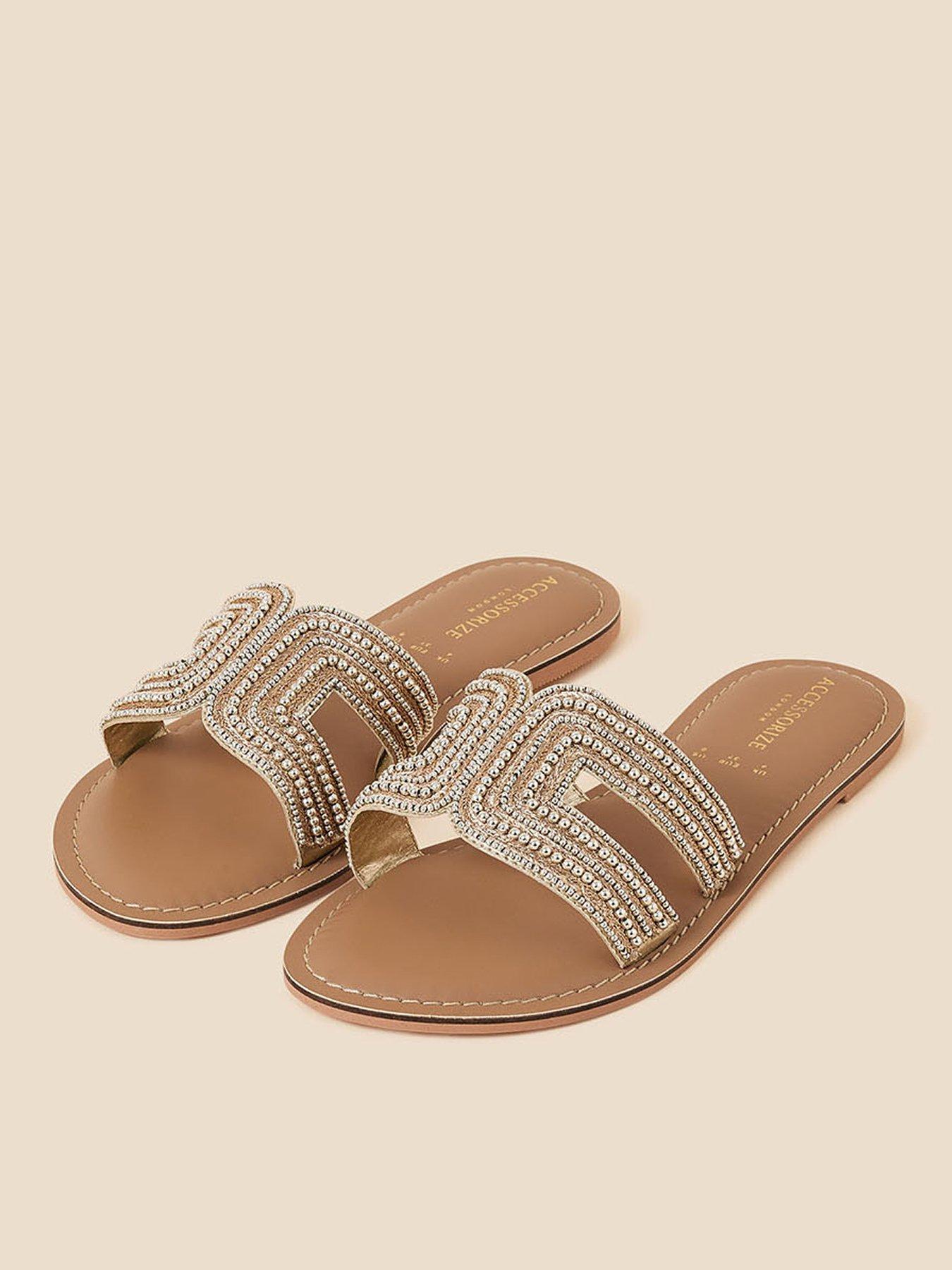 Beaded discount sandals uk