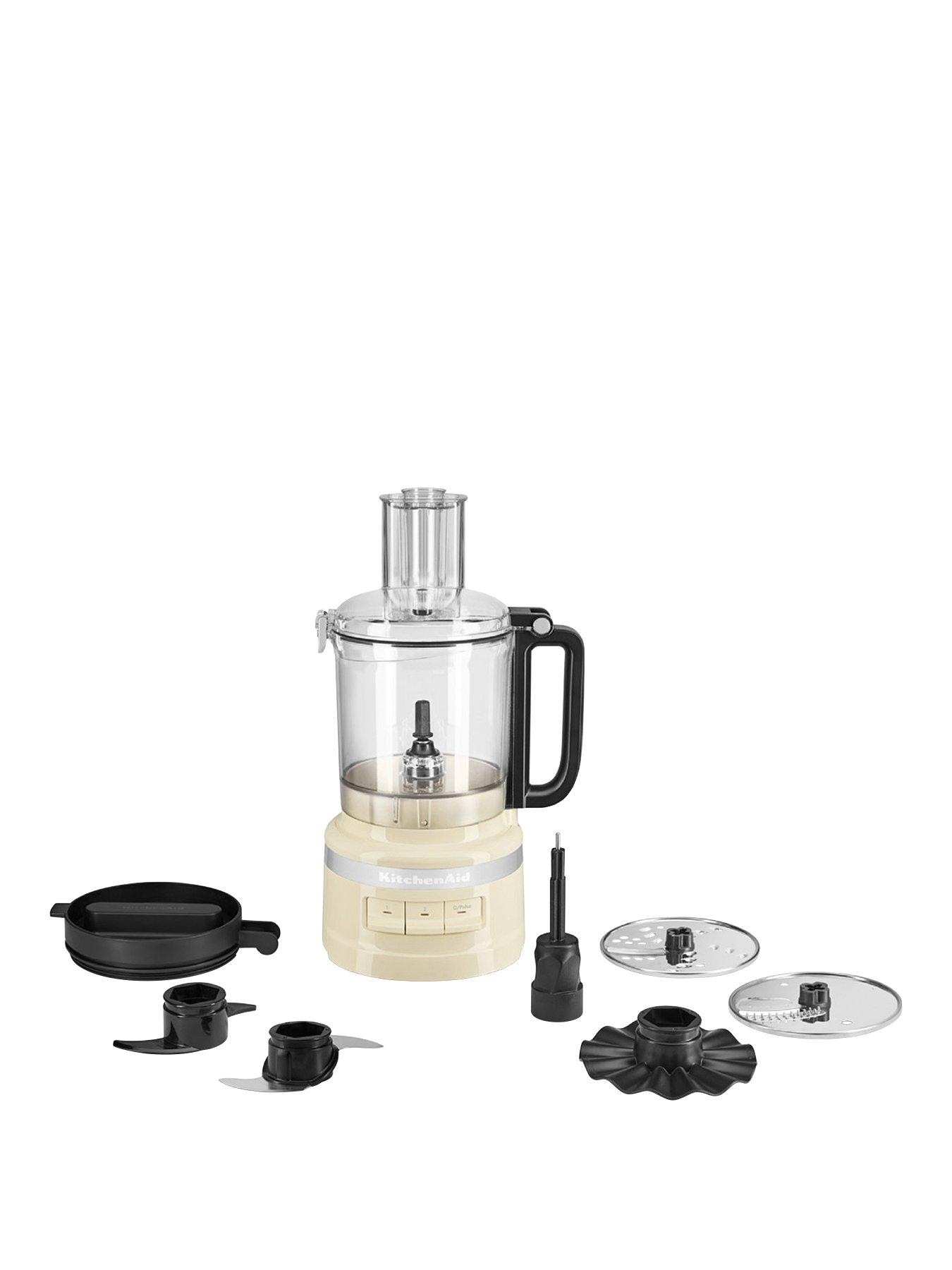 KitchenAid 2.1L Food Processor Almond Cream very.co.uk