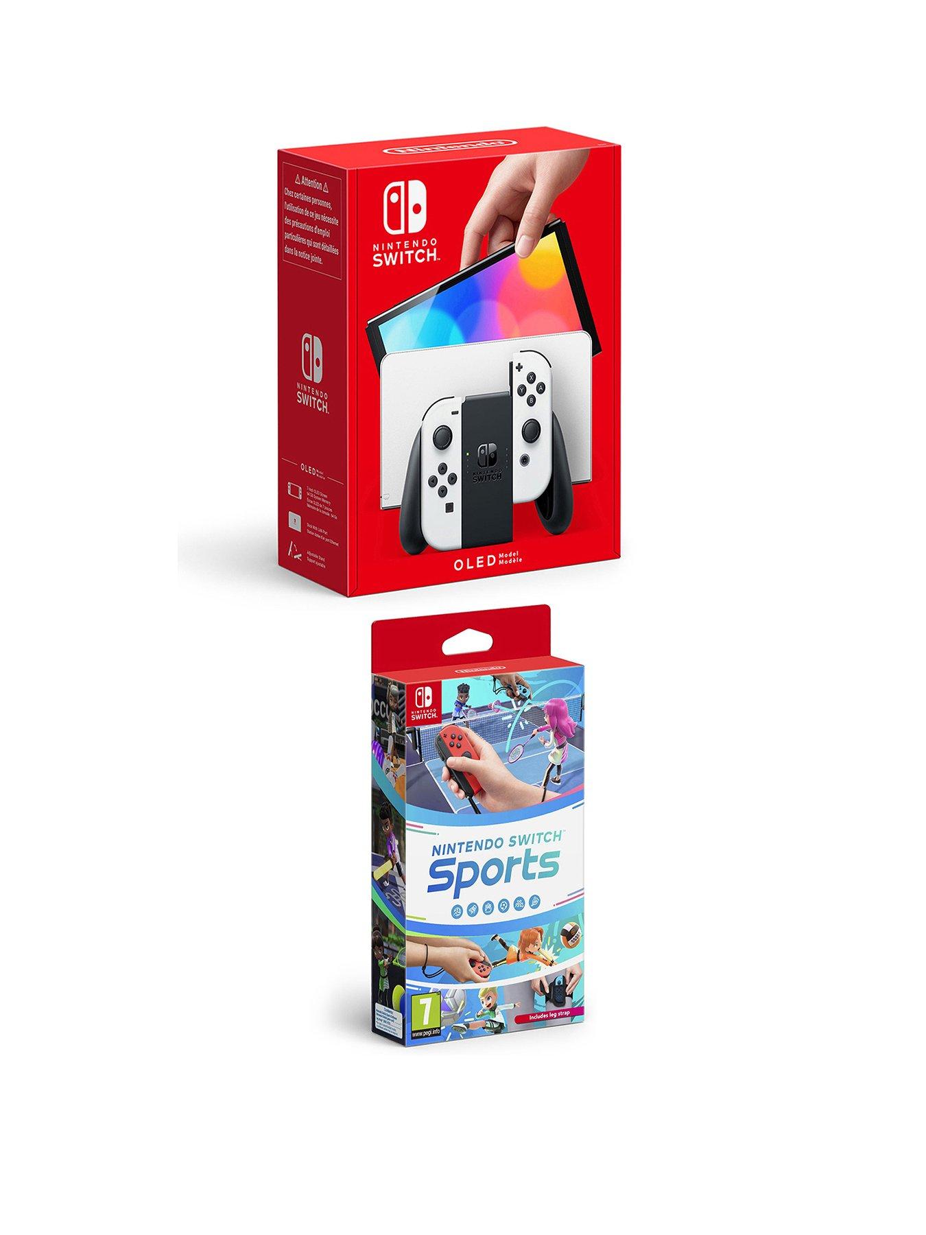 Nintendo Switch Oled Switch Oled &Amp; Nintendo Switch Sports - Switch Oled White & Nintendo Switch Sports